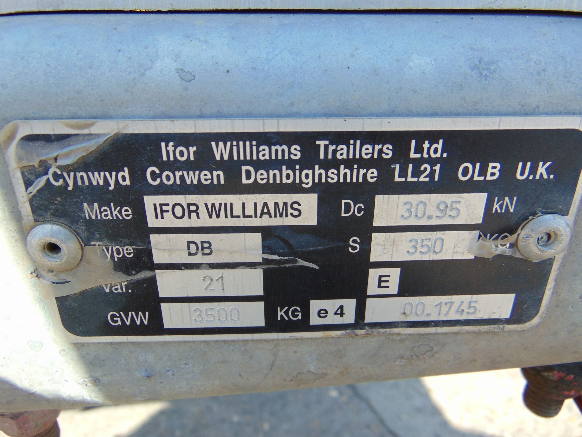 Ifor Williams GD85 Single Axle General Purpose Trailer with Rear Ramp - Image 17 of 18