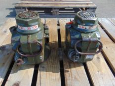 Q 2 x Lake & Elliott M35 35 Tonne Hydraulic Jacks