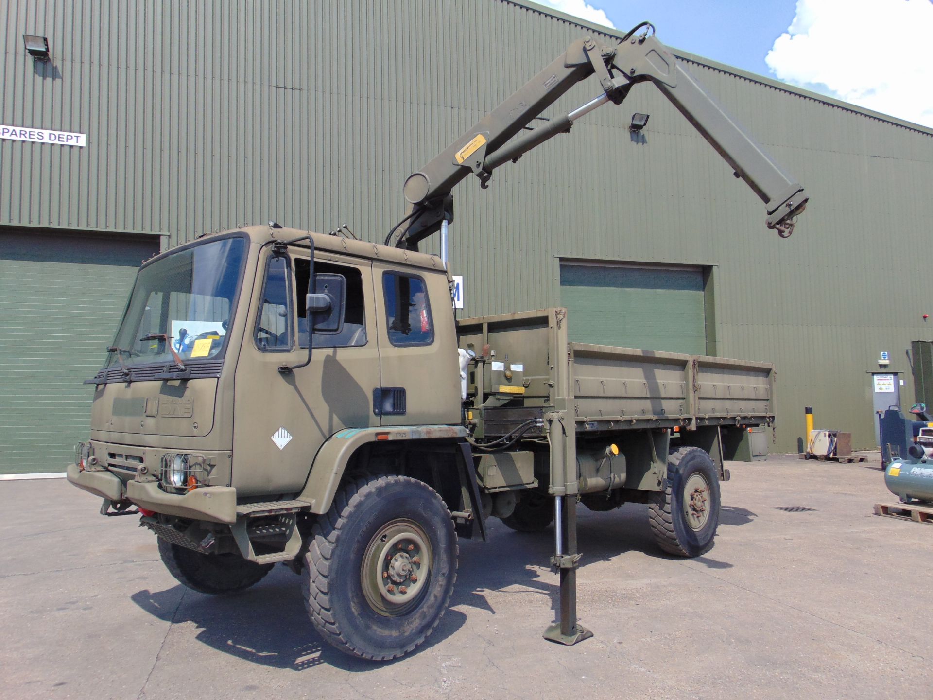 LHD Leyland DAF 4X4 Truck complete with Atlas Crane - Image 4 of 26