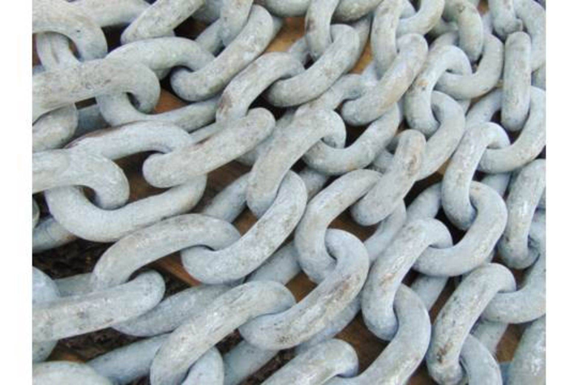 20m Galvanised Mooring Chain Assy. This would be ideal for light ships etc - Bild 4 aus 7