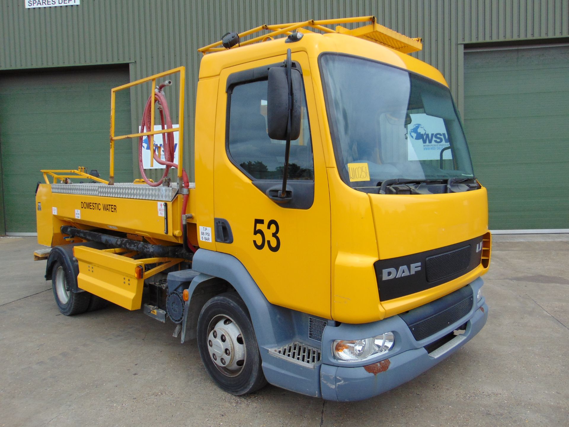 DAF 45.130 4x2 2500Ltr Aircraft Water Replenishment Truck ONLY 32,258km - Image 2 of 30