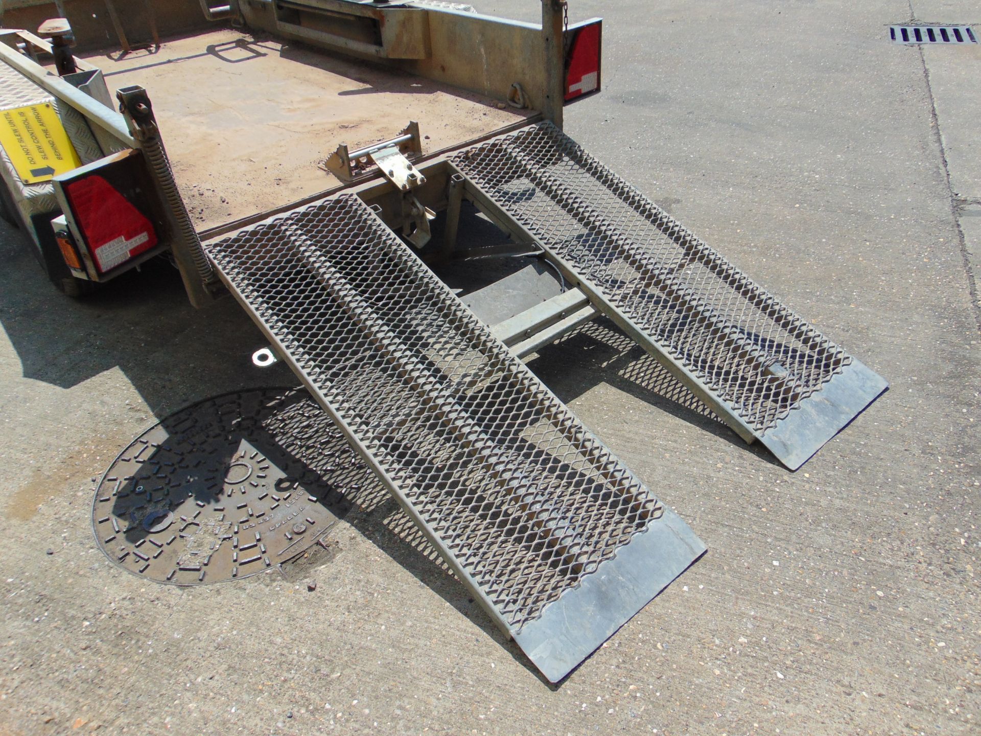 Indespension galvanised 2700 twin axle mini digger/plant trailer - Image 6 of 13