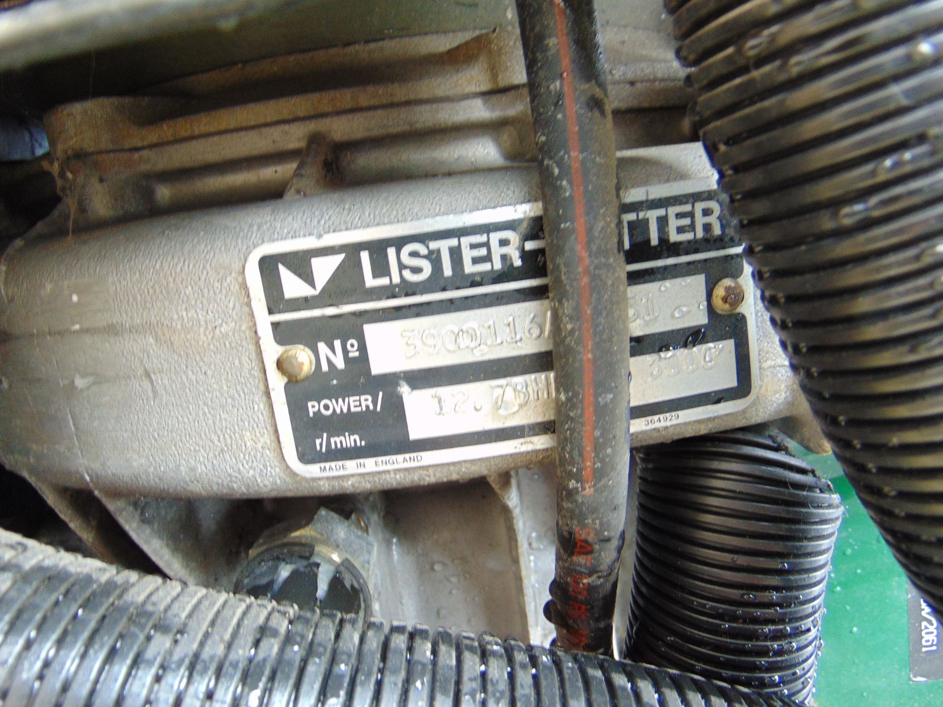 Lister Petter Air Log 4169 A 5.6 KVA Diesel Generator ONLY 3 HOURS! - Image 14 of 18