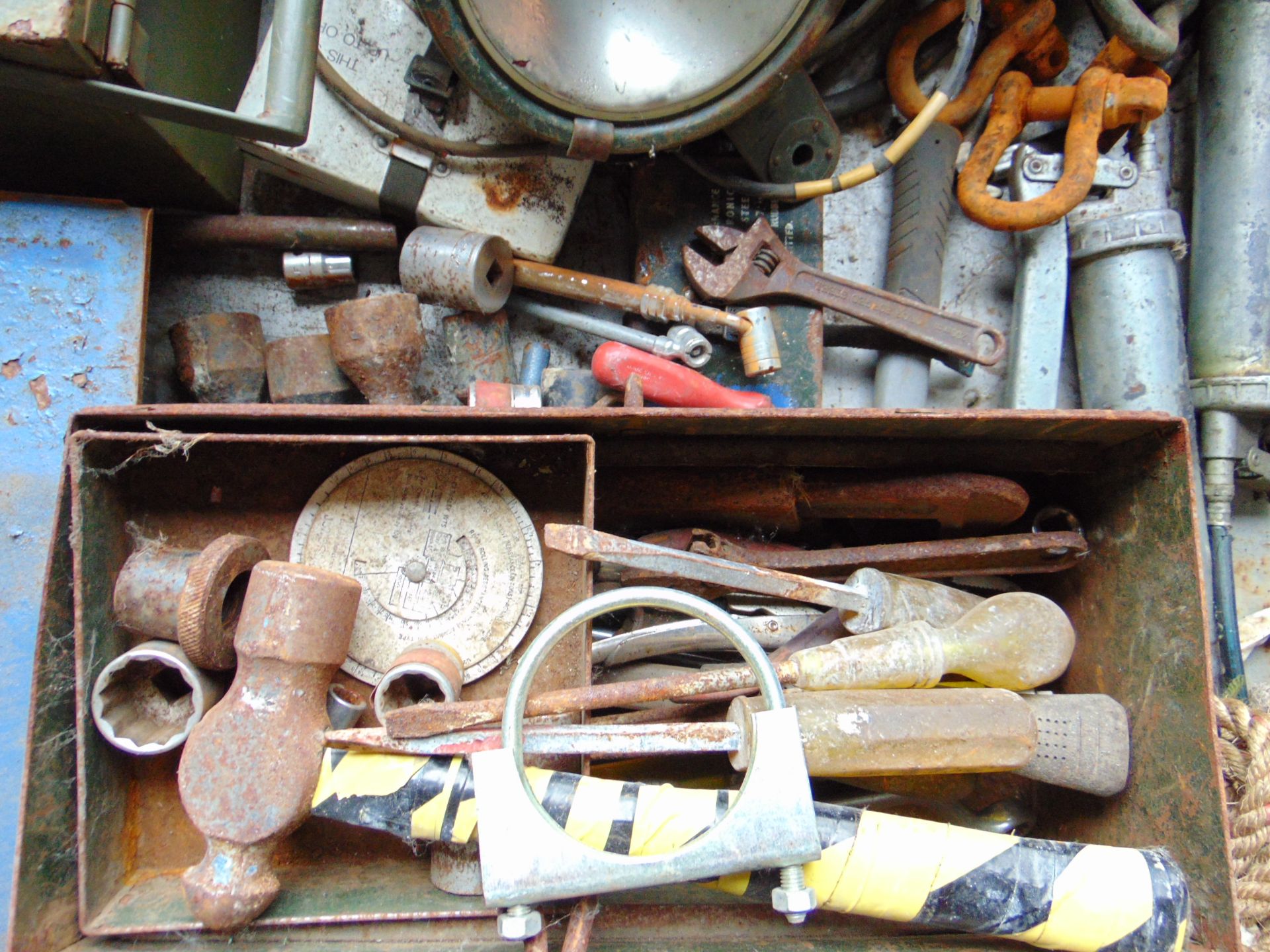 Mixed Stillage of Tools, Tool Boxes, FV Search Lights etc - Image 4 of 7