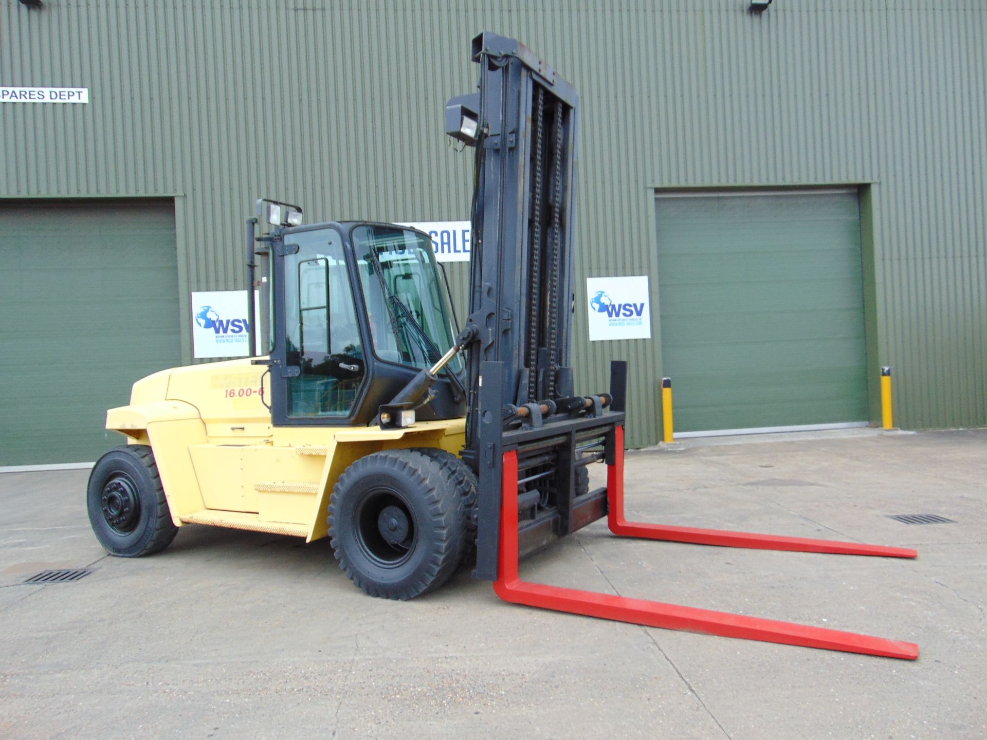 Ex Reserve Hyster H16.00 XM High capacity 16 Tonne Forklift ONLY 1,784 Hours!