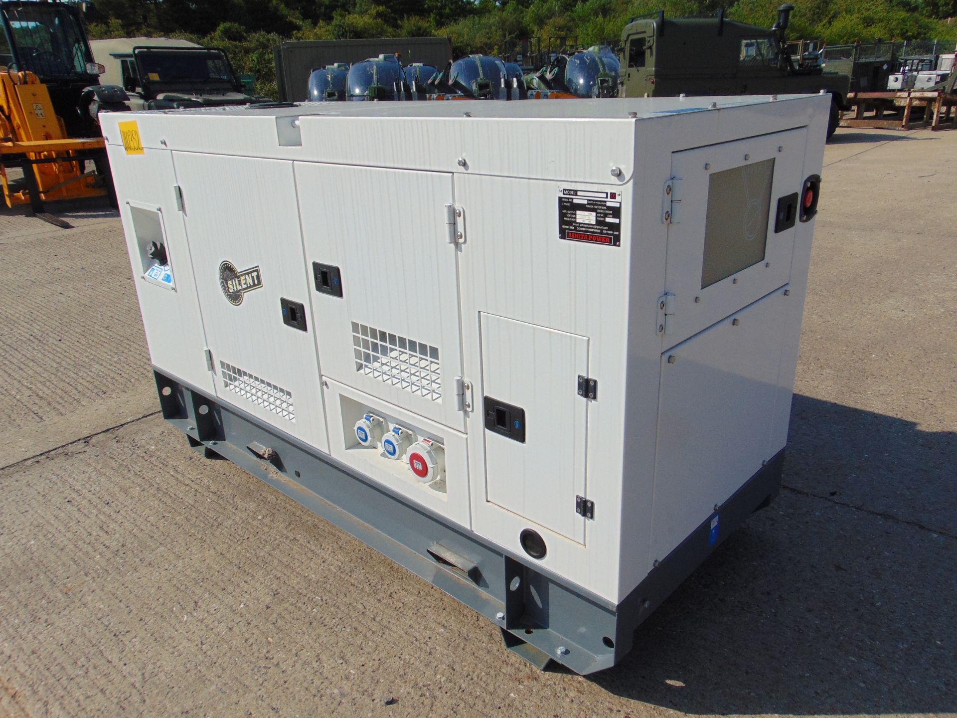 UNISSUED WITH TEST HOURS ONLY 70 KVA 3 Phase Silent Diesel Generator Set - Image 7 of 19