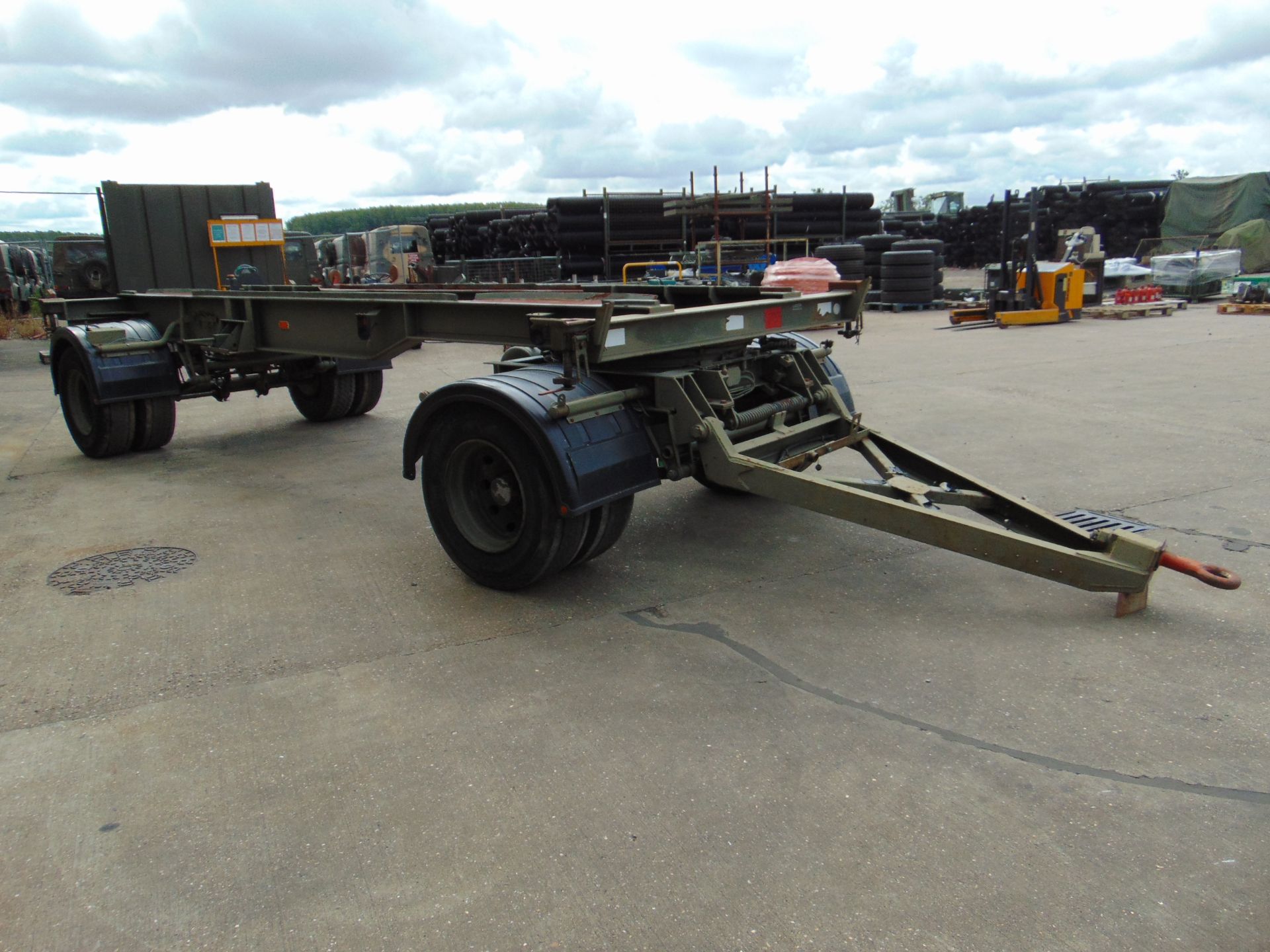 King DB20 2 axle drawbar skeletal trailer - Image 3 of 16