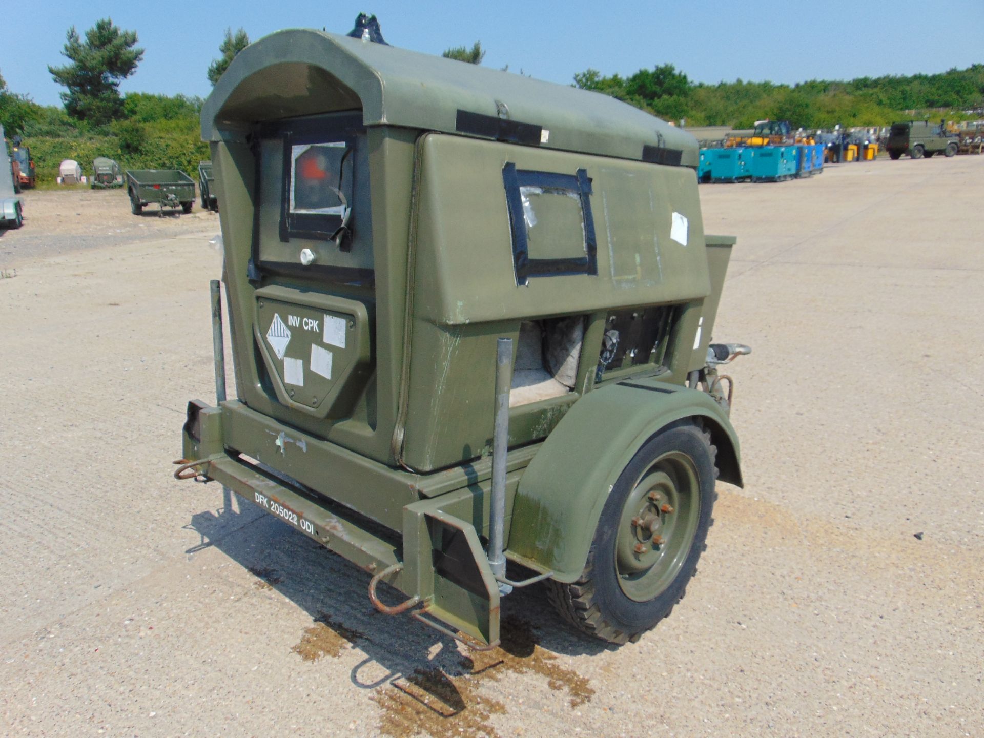 Ex Uk Royal Air Force Trailer Mounted 25 KVA Generator - Image 7 of 14