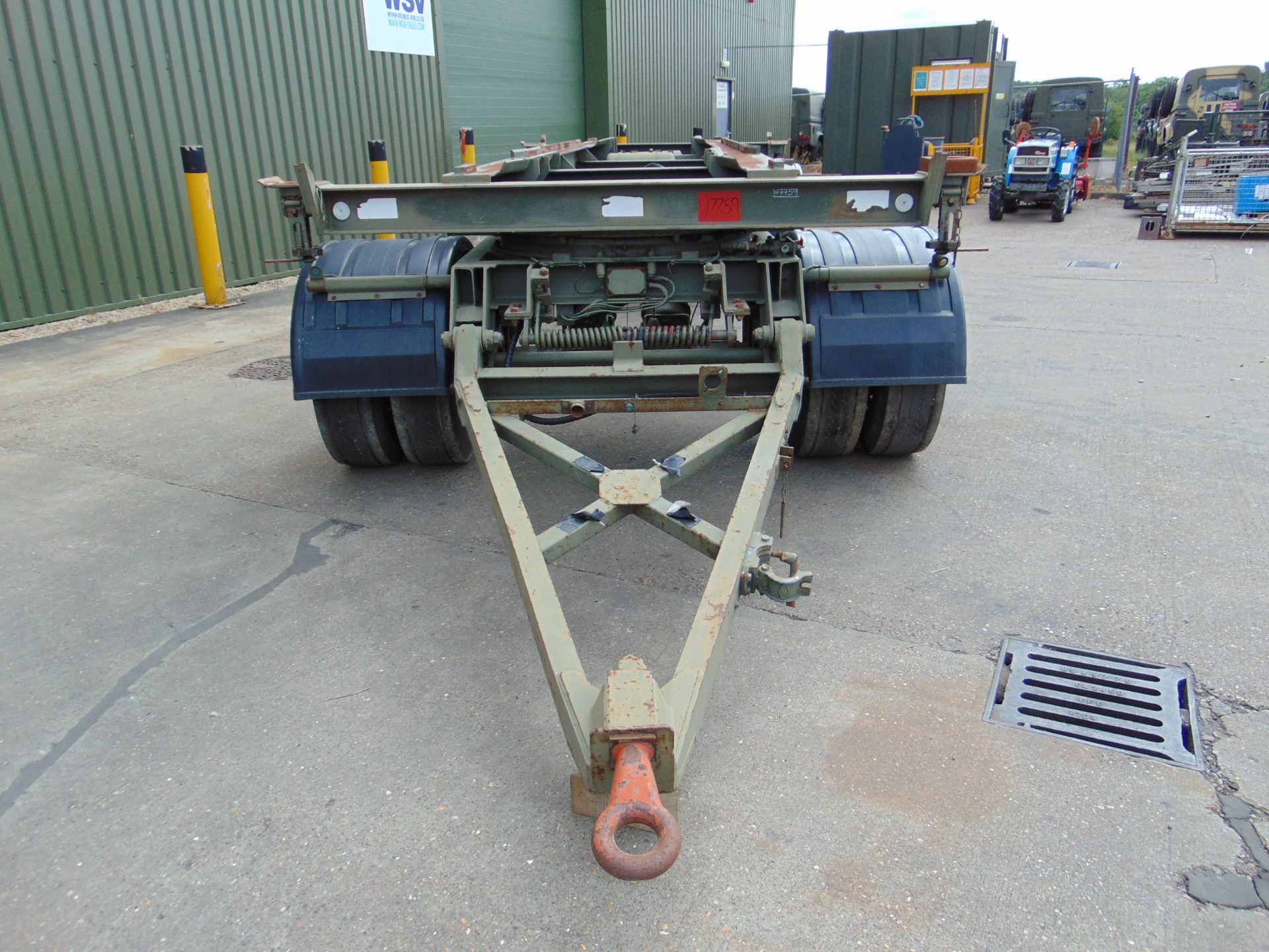 King DB20 2 axle drawbar skeletal trailer - Image 2 of 16