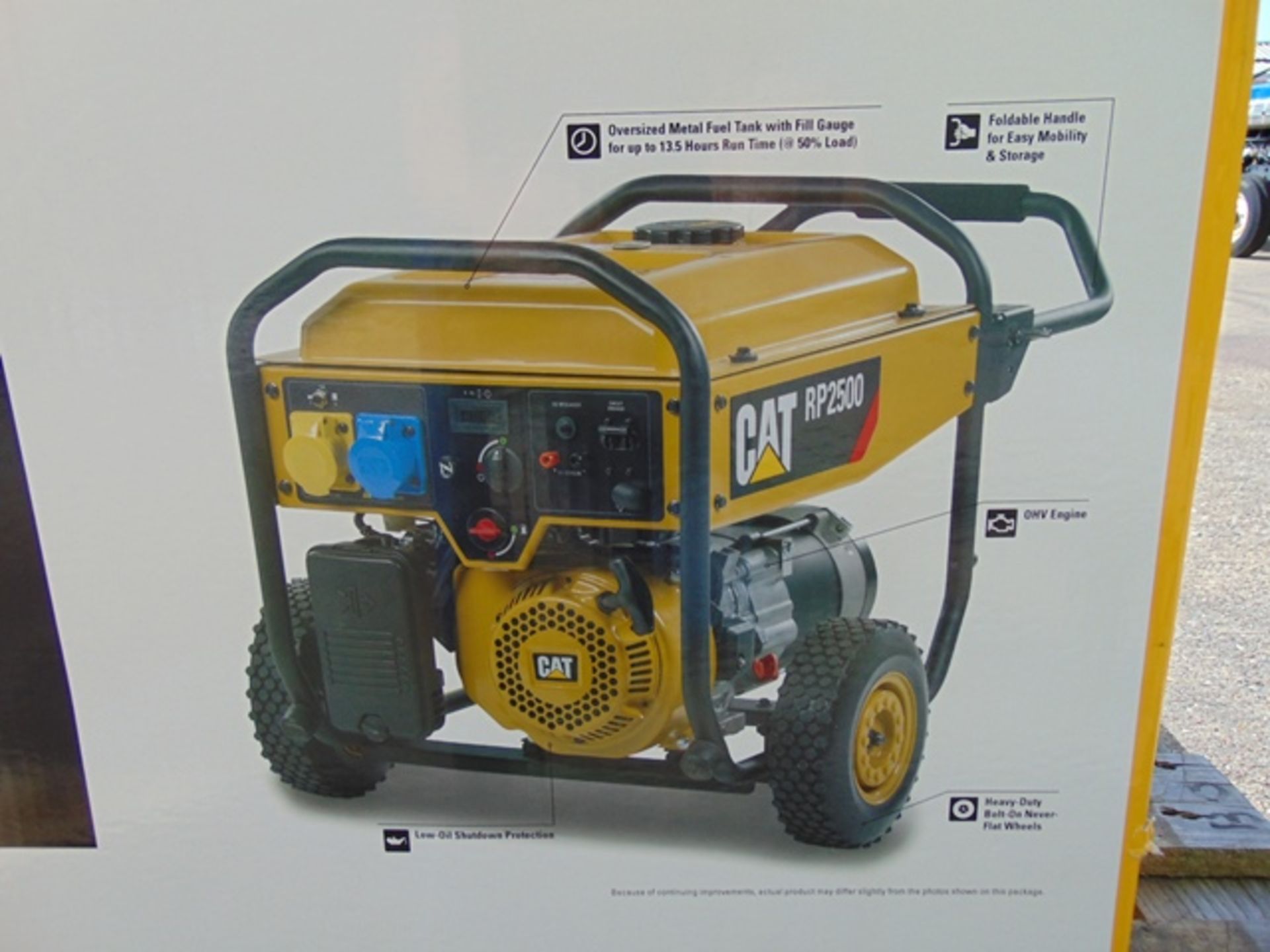 UNISSUED Caterpillar RP2500 Industrial Petrol Generator Set - Bild 7 aus 8