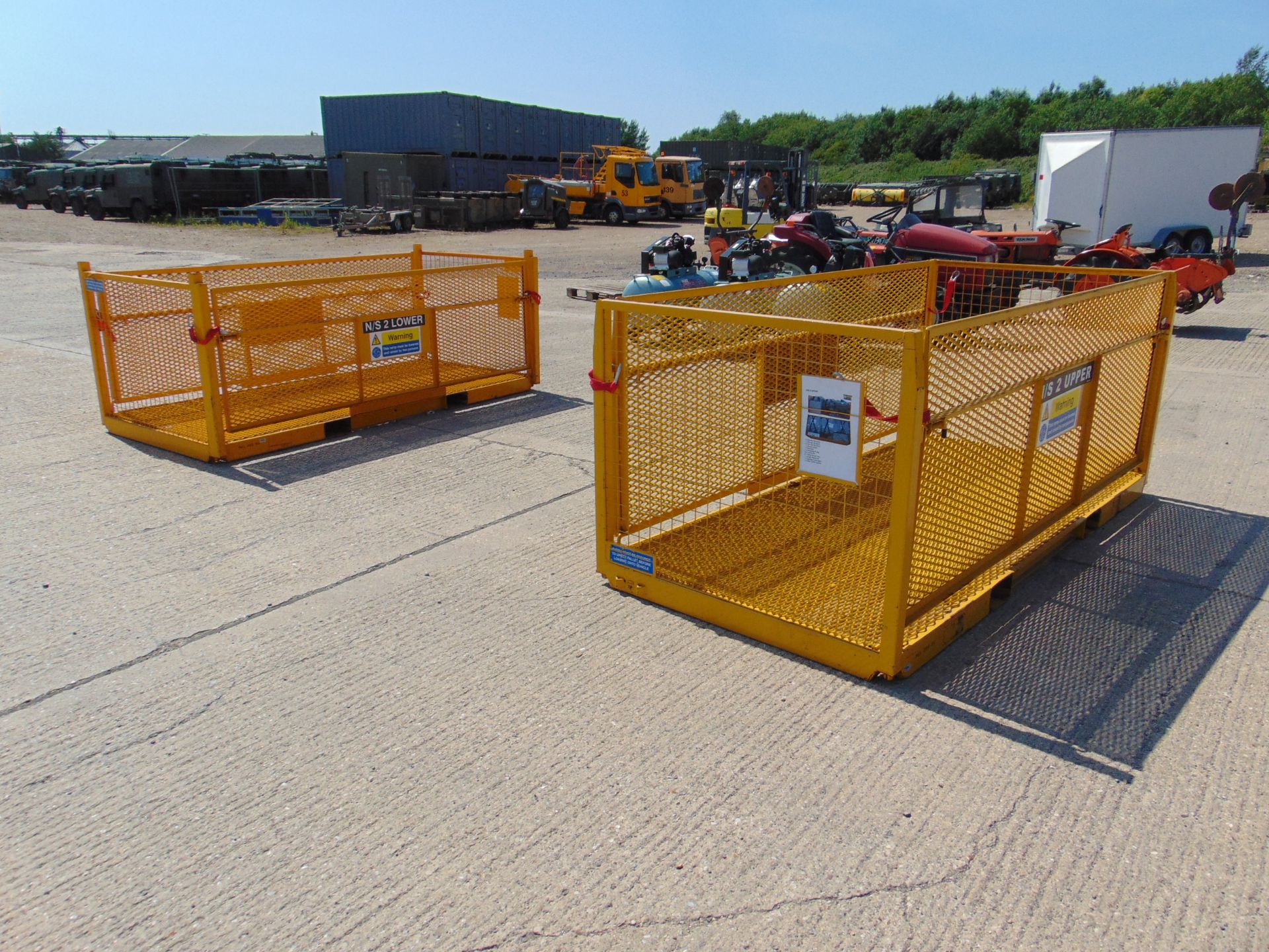 2 x Drop Side Cage Pallet / Stillages - Image 4 of 6