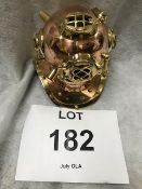 MK V Brass/Copper Divers Helmet Reproduction Model