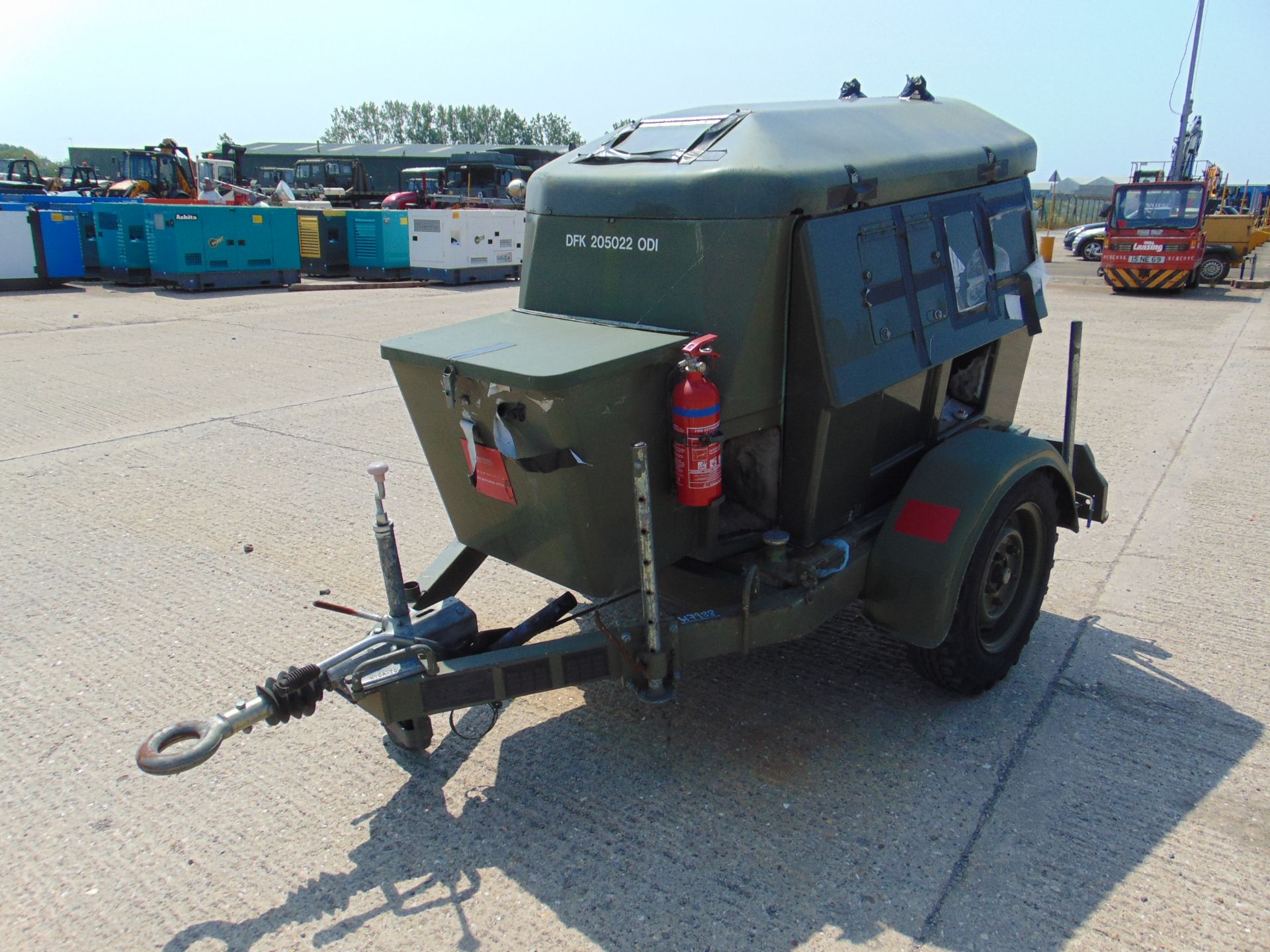 Ex Uk Royal Air Force Trailer Mounted 25 KVA Generator - Image 3 of 14