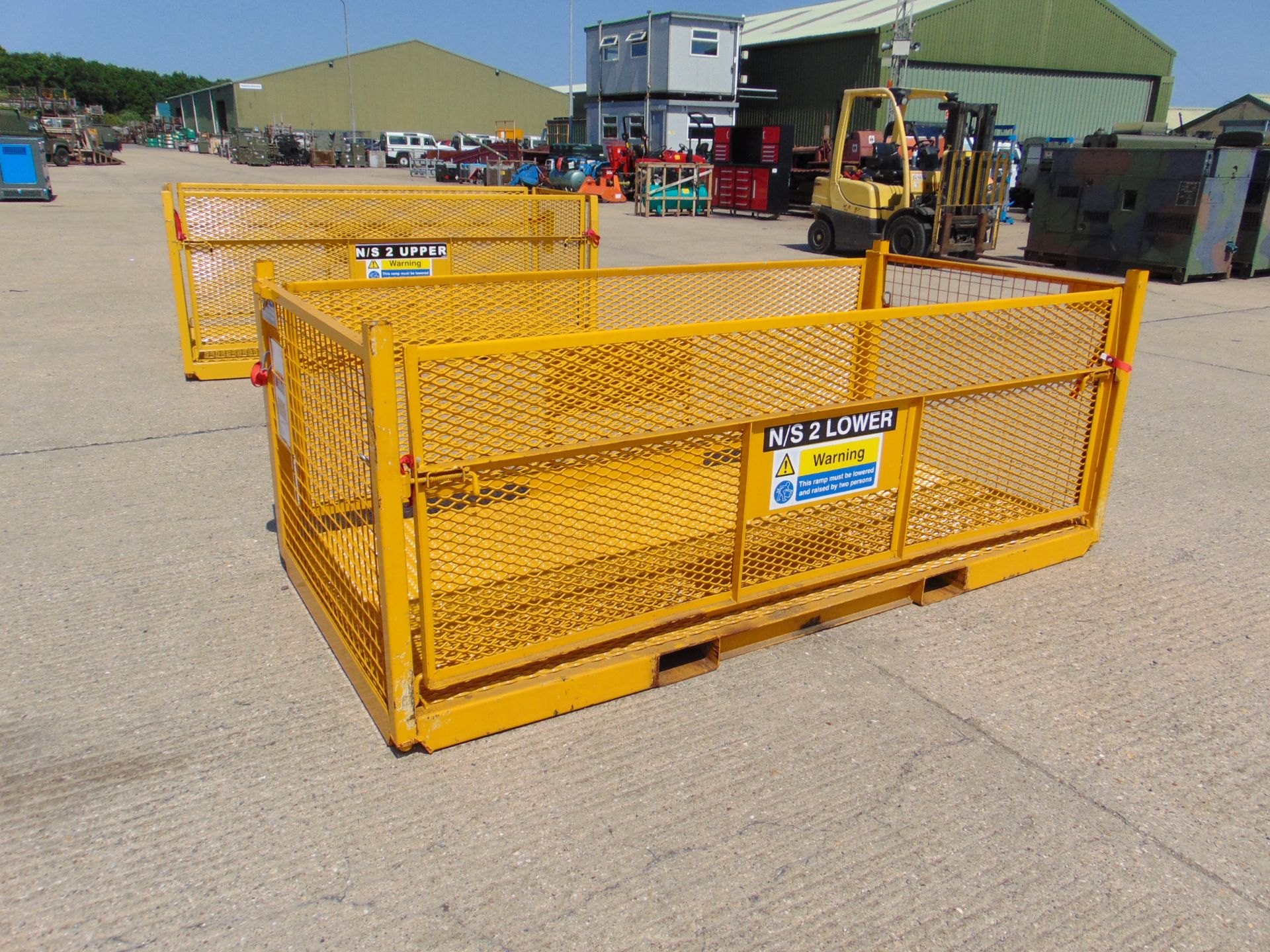 2 x Drop Side Cage Pallet / Stillages