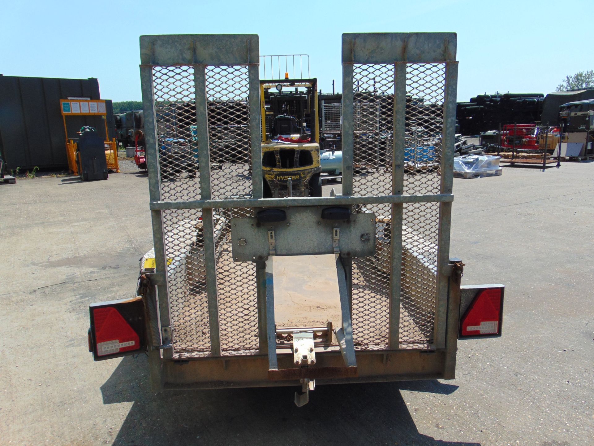 Indespension galvanised 2700 twin axle mini digger/plant trailer - Image 9 of 13