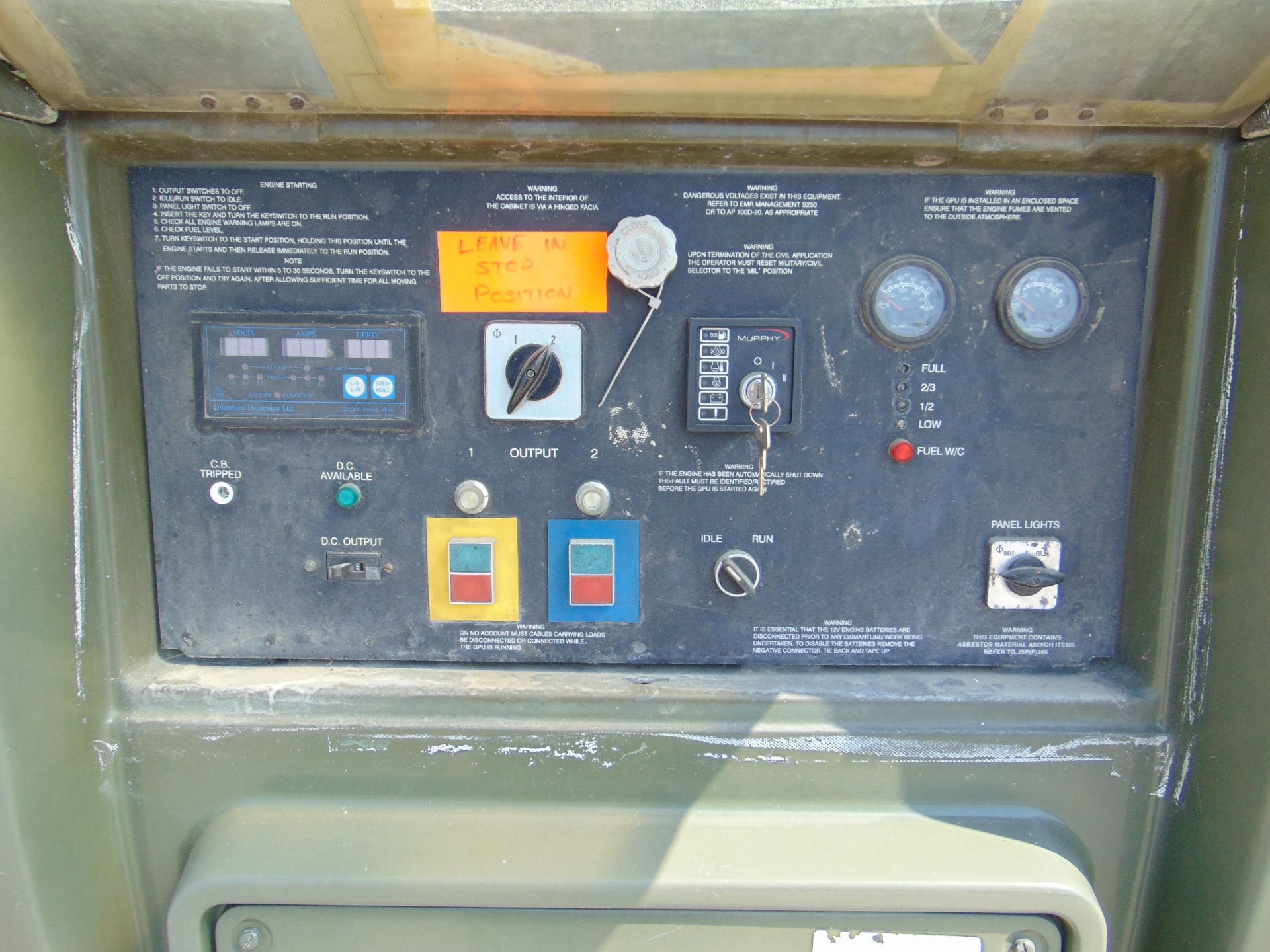 Ex Uk Royal Air Force Trailer Mounted 25 KVA Generator - Image 10 of 14