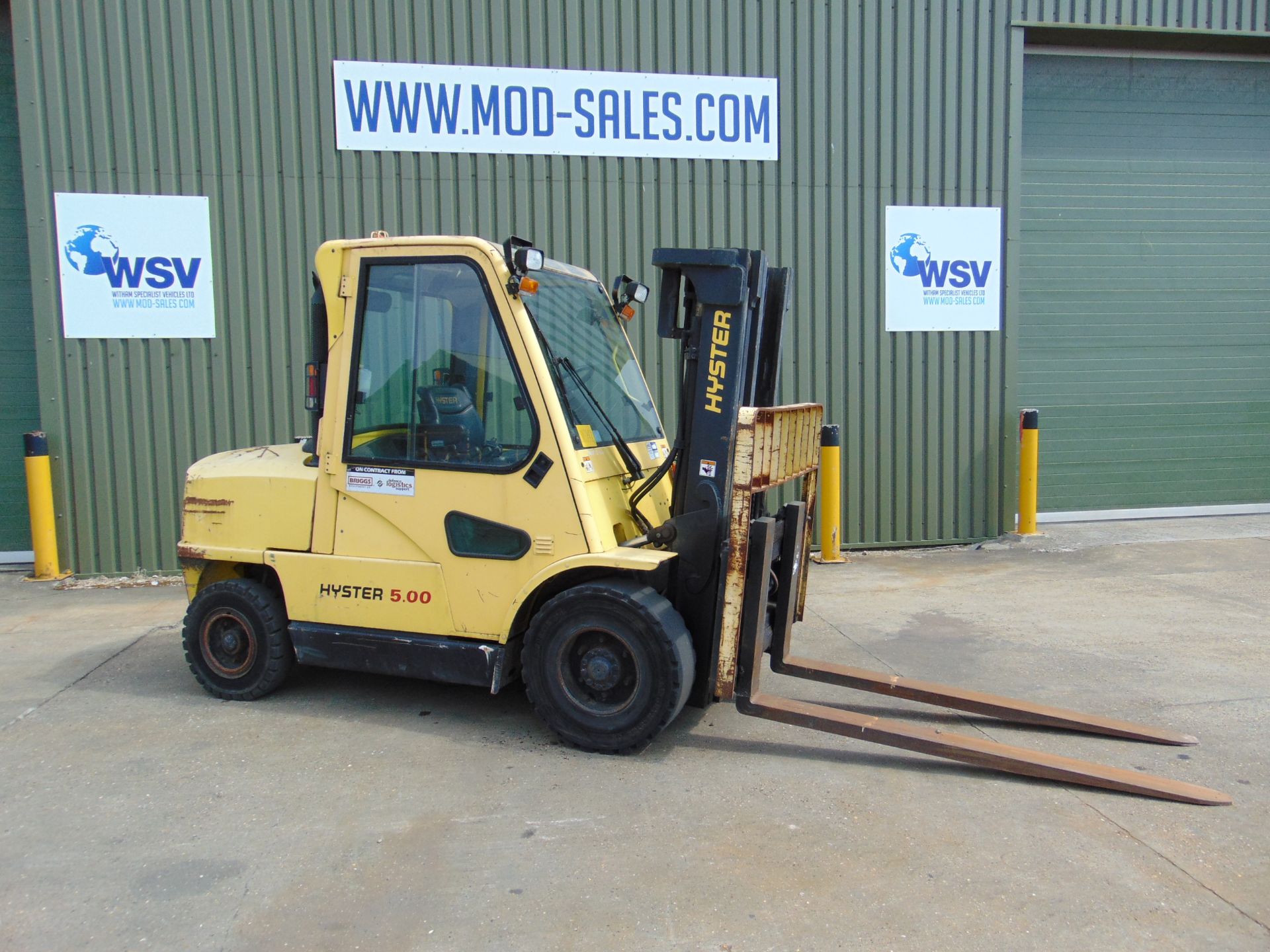 Hyster H5.00XM Forklift only 2,111 Hours!