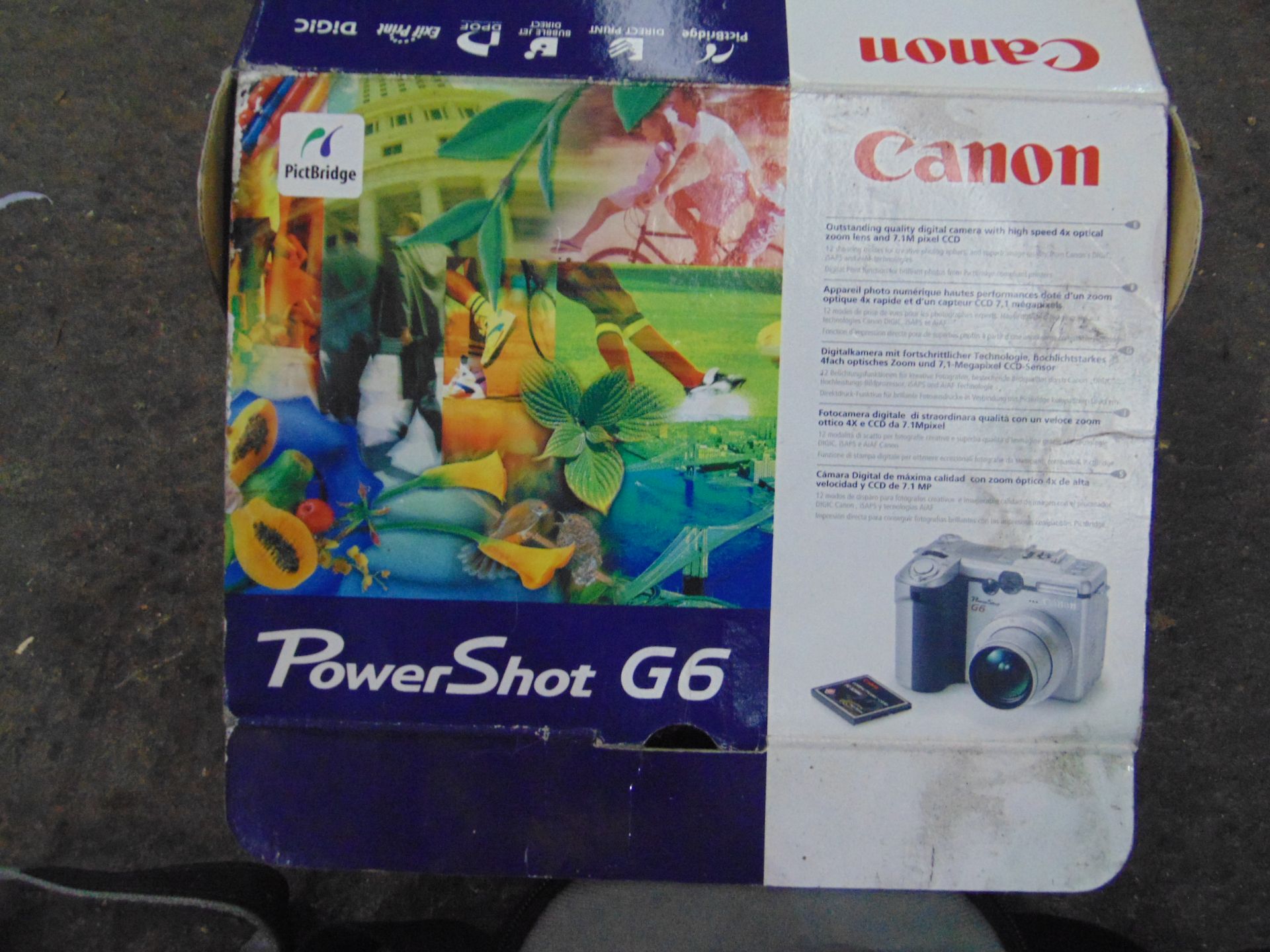 CANNON POWER SHOT G6 DIGITAL CAMERA C/W ACCESSORIES - Image 6 of 6