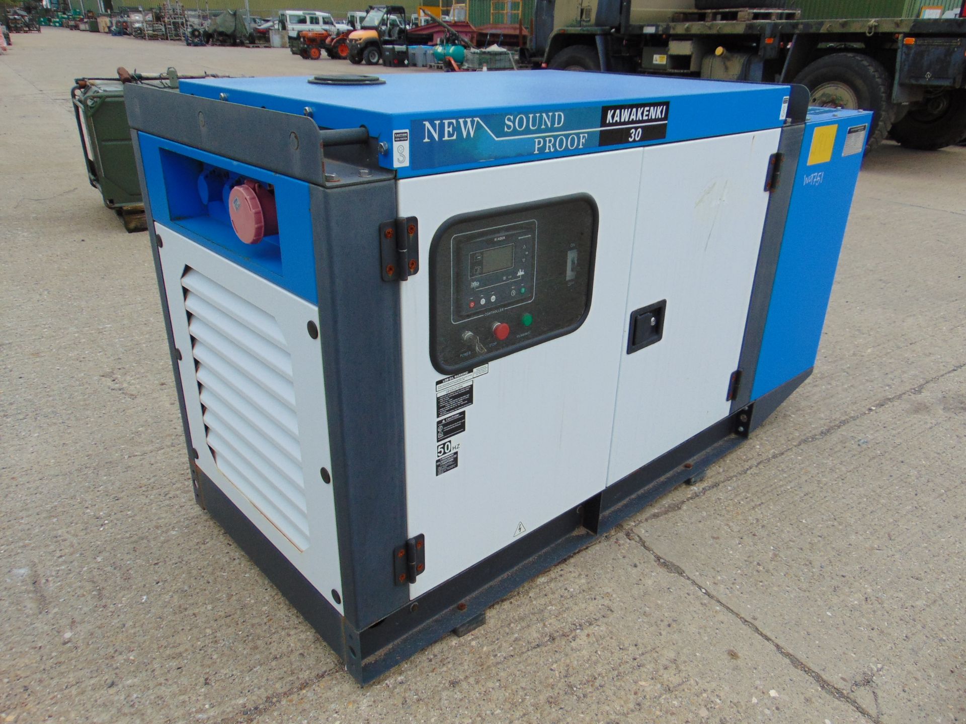 UNISSUED 30 KVA 3 Phase Silent Diesel Generator Set. This generator is 3 phase 230 / 400 Volt - Image 2 of 21