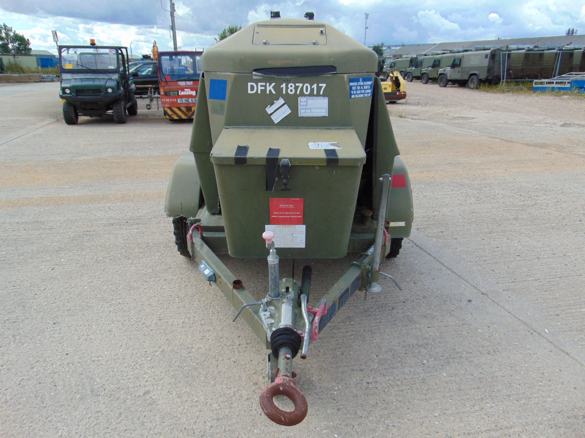 Ex Uk Royal Air Force Trailer Mounted 25 KVA Generator - Image 2 of 13
