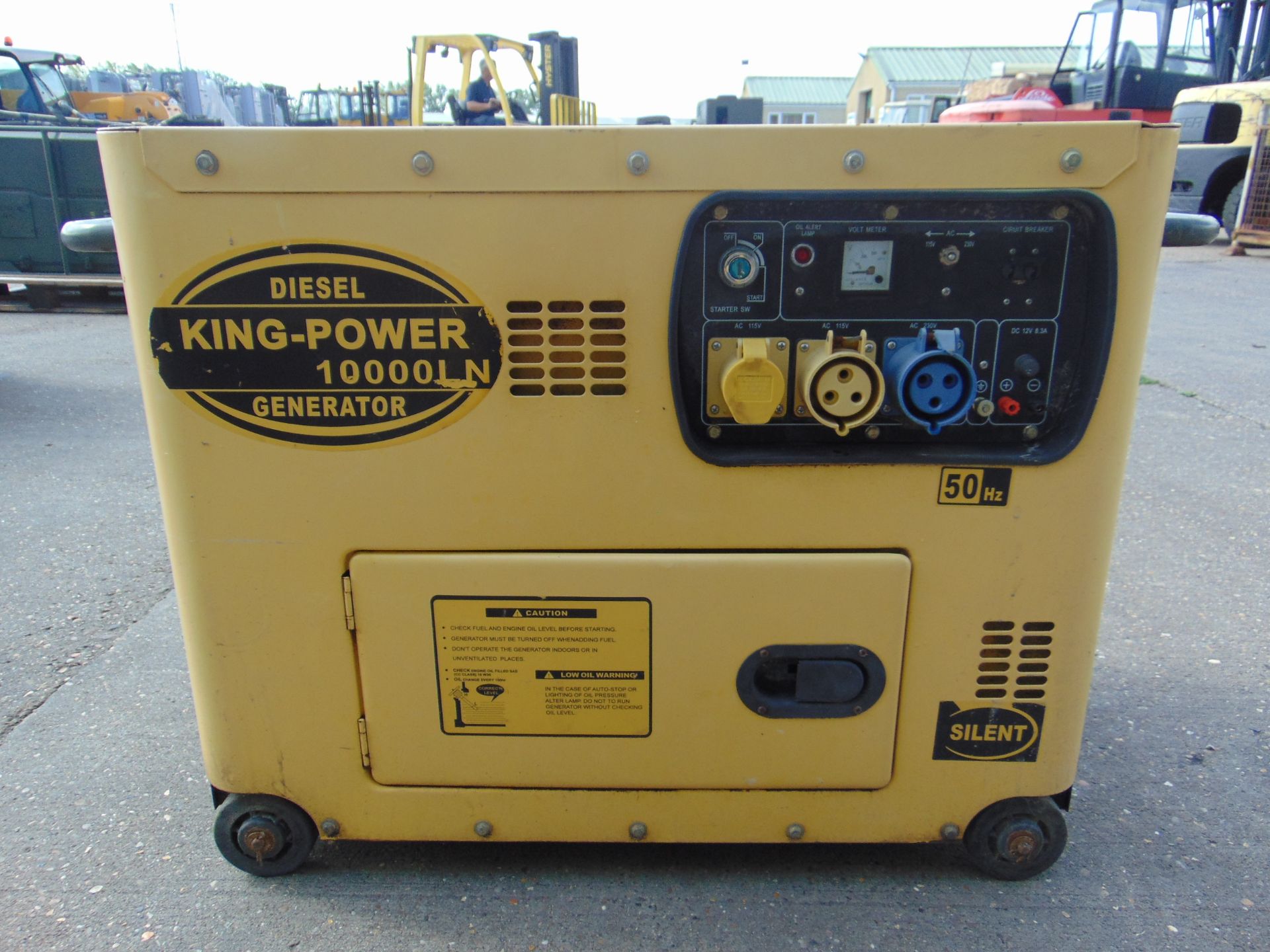 KING POWER 10000 LN SILENT DIESEL GENERATOR 230/110 VOLT SINGLE PHASE 50 Hz - Image 2 of 6