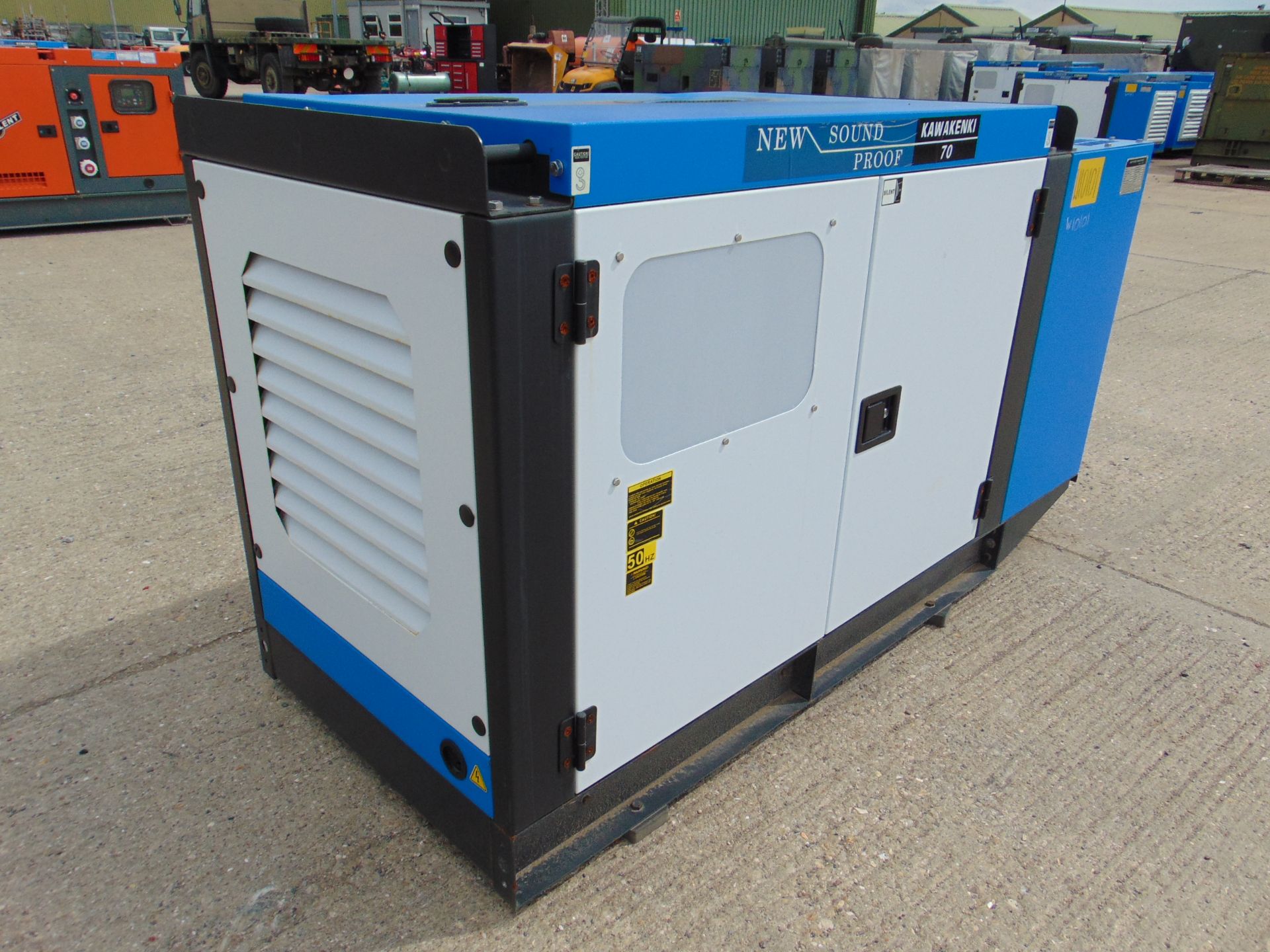 UNISSUED WITH TEST HOURS ONLY 70 KVA 3 Phase Silent Diesel Generator Set - Image 2 of 22