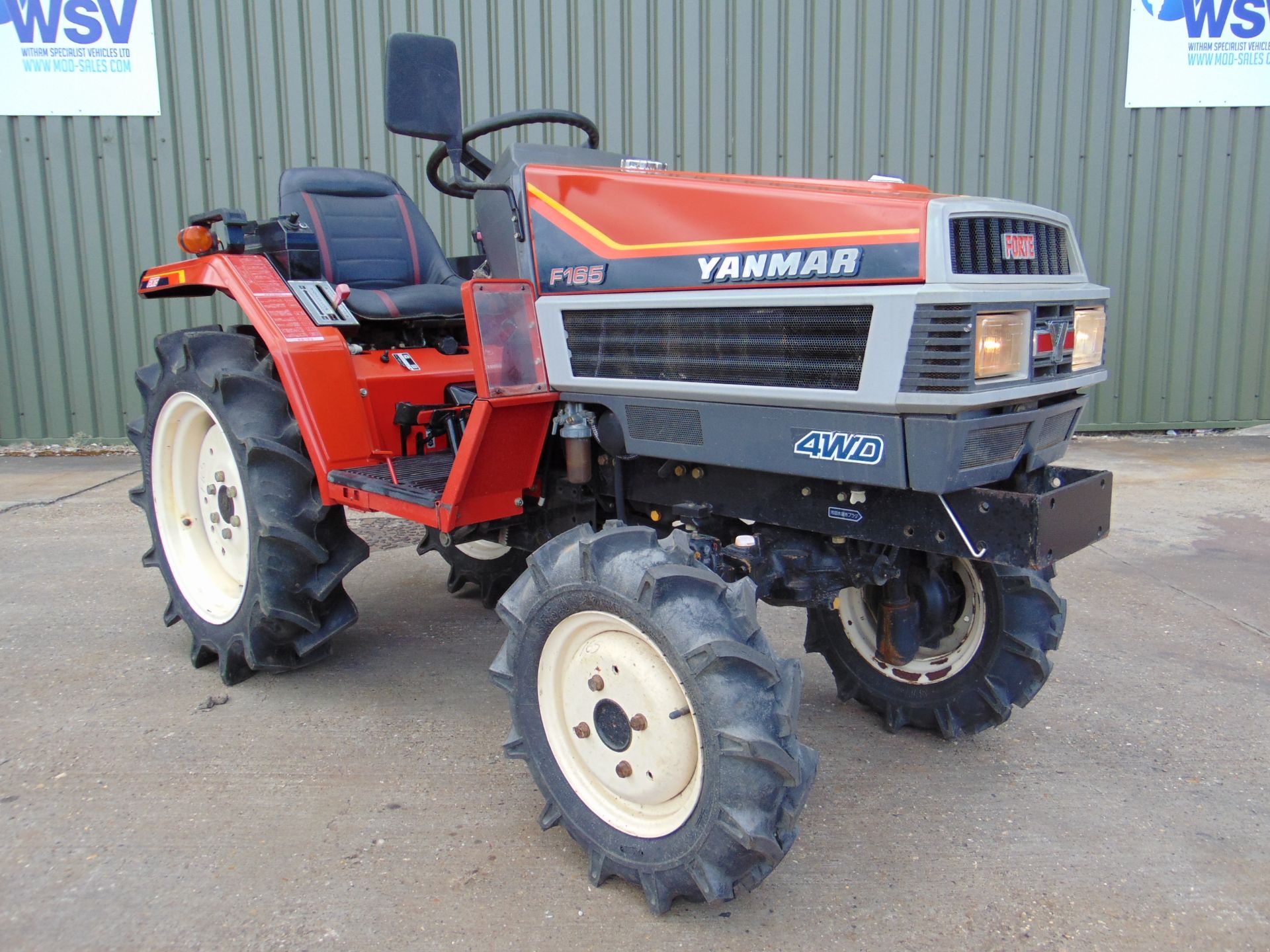 Yanmar F165 4WD Compact Tractor Only 81 Hours!!!