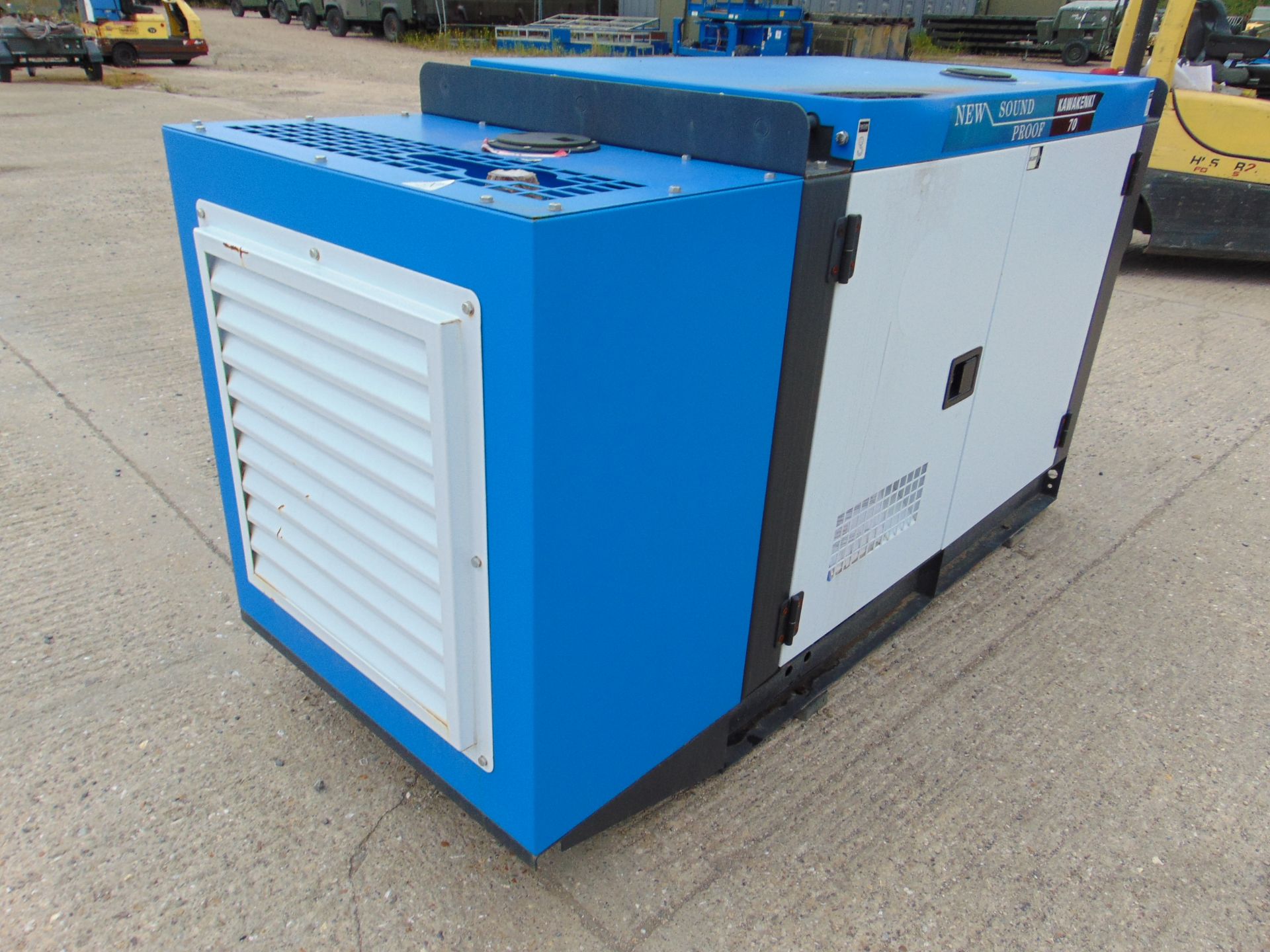 UNISSUED WITH TEST HOURS ONLY 70 KVA 3 Phase Silent Diesel Generator Set - Image 5 of 22