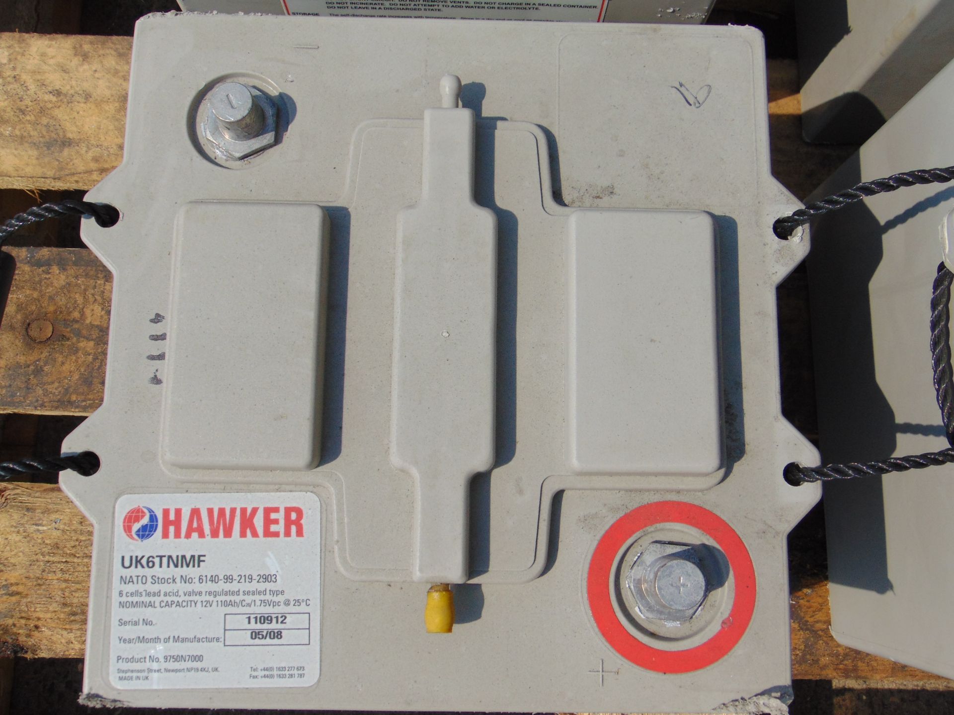 4 x Hawker UK6TFM 12 volt Batteries - Image 3 of 4