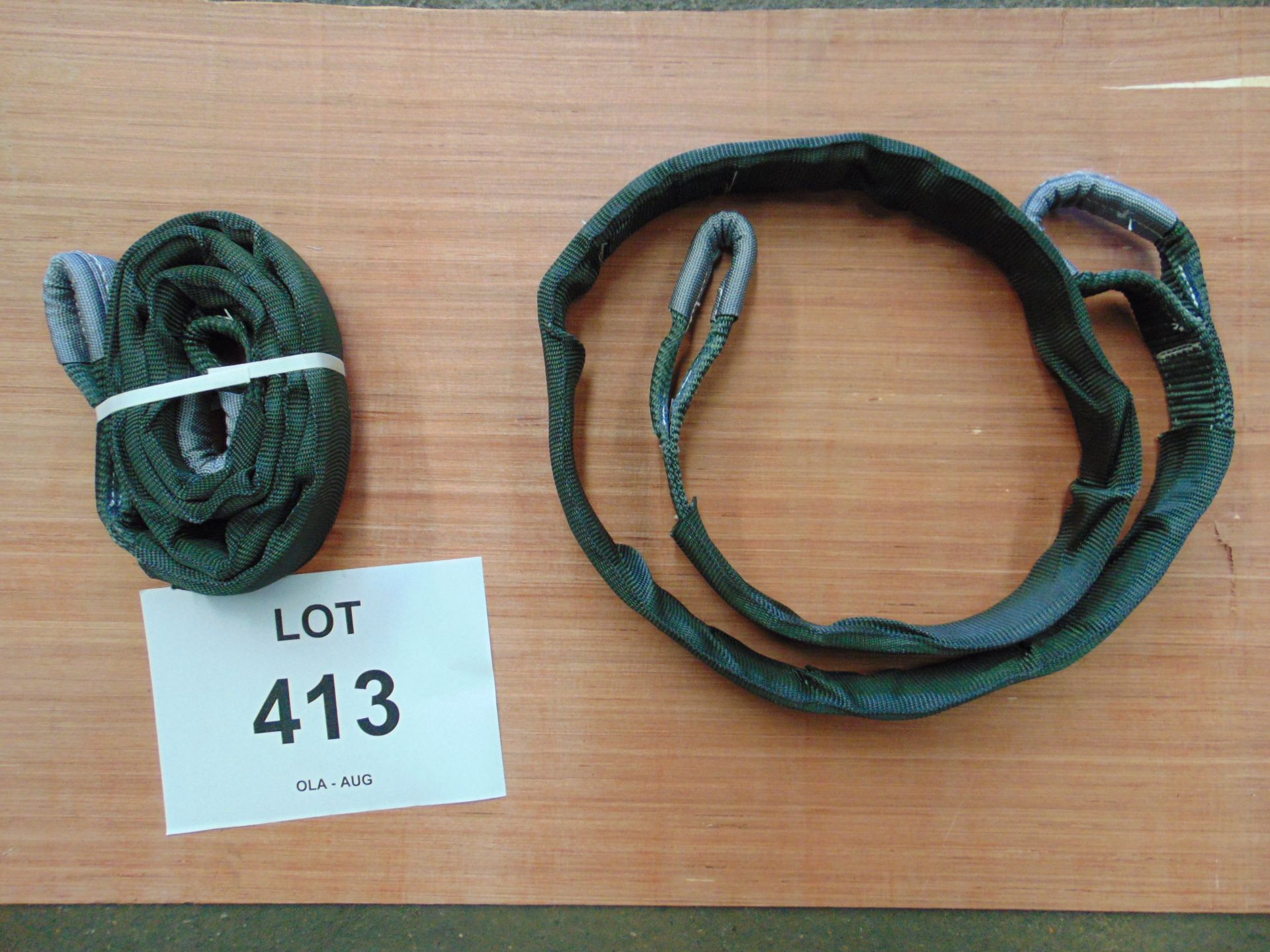 2x 7-14 TON TOW STRAPS NEW UNUSED.