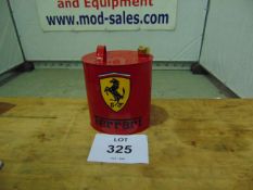 FERRARI 2 GALL FUEL CAN WITH BRASS CAP