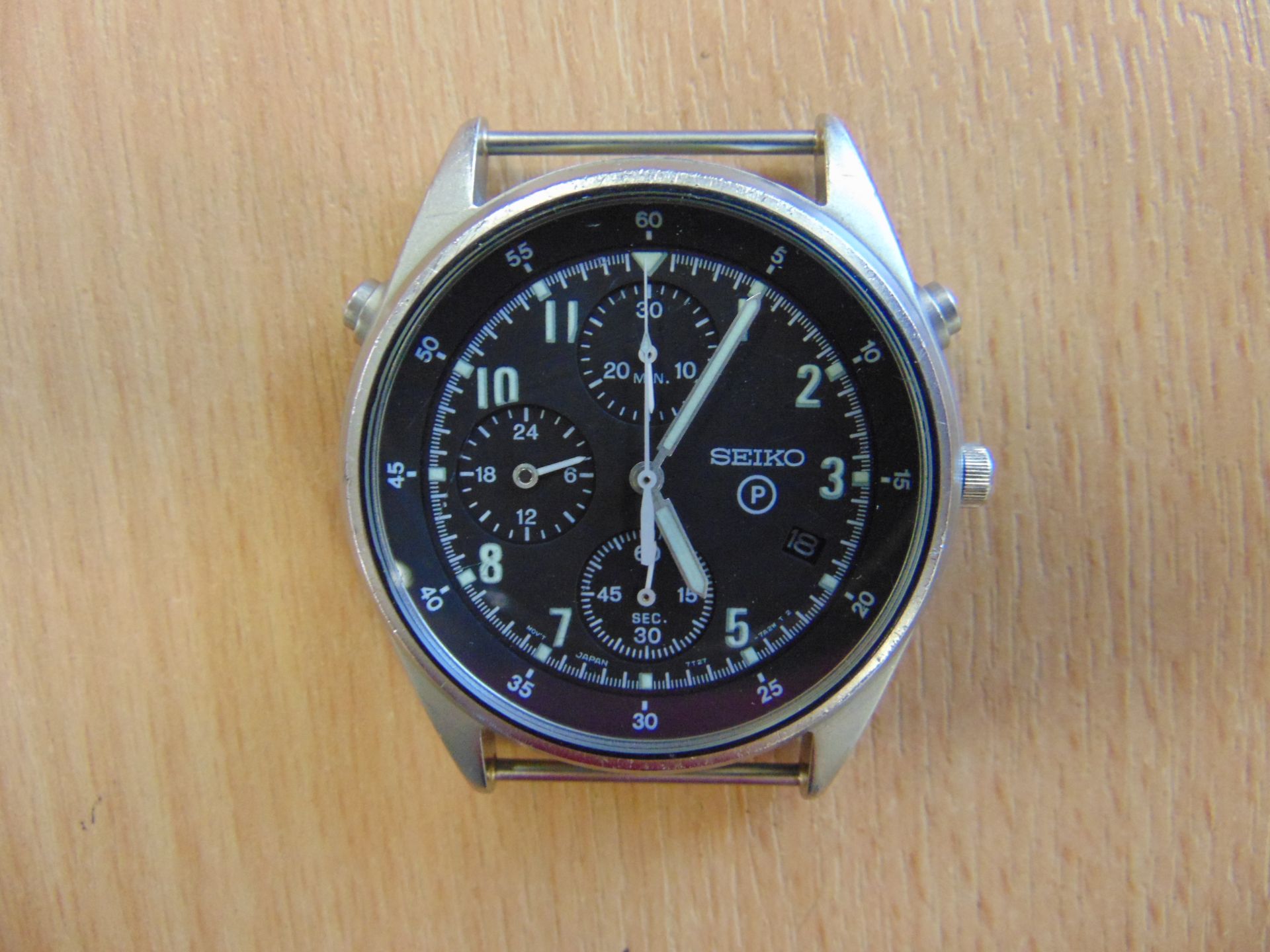 SEIKO R.A.F. ISSUE PILOTS CHRONO GEN 2 DATED 1997 - Image 3 of 5