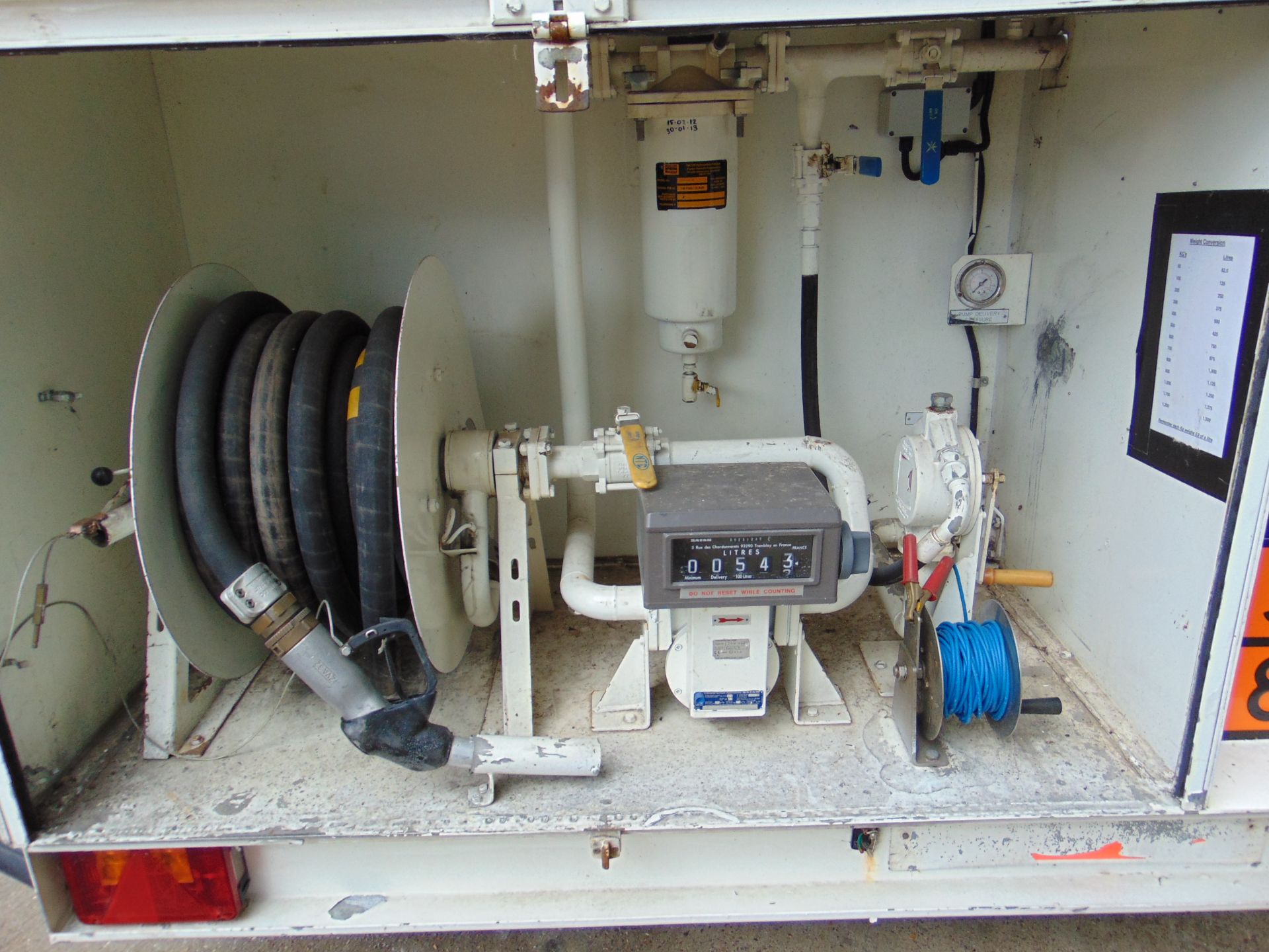 Fluid Transfer LTD 1500Ltr Aviation/Fuel Bowser Trailer - Image 16 of 21