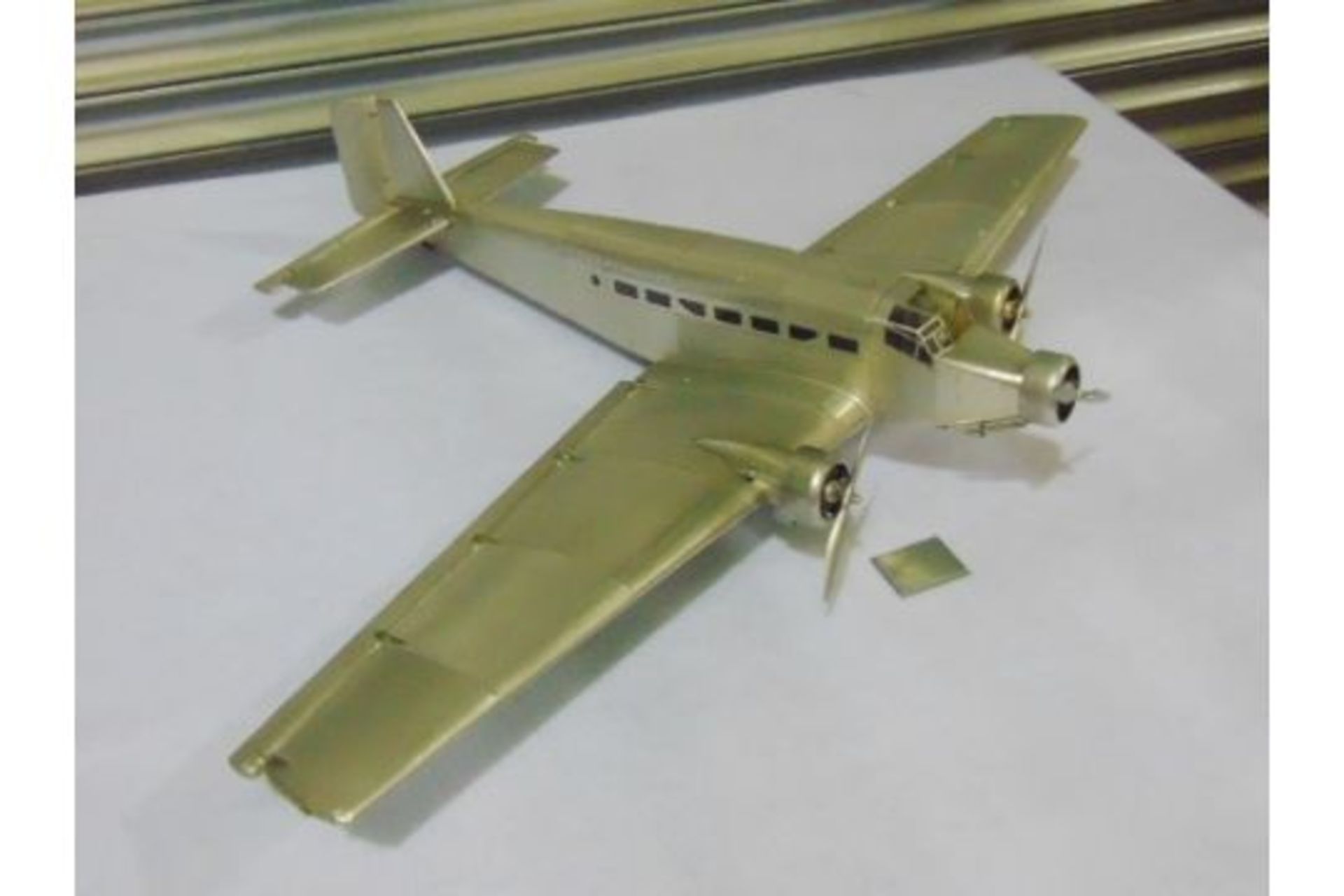 The Junkers JU 52 "IRON ANNIE" Aluminium Scale Model - Image 2 of 7