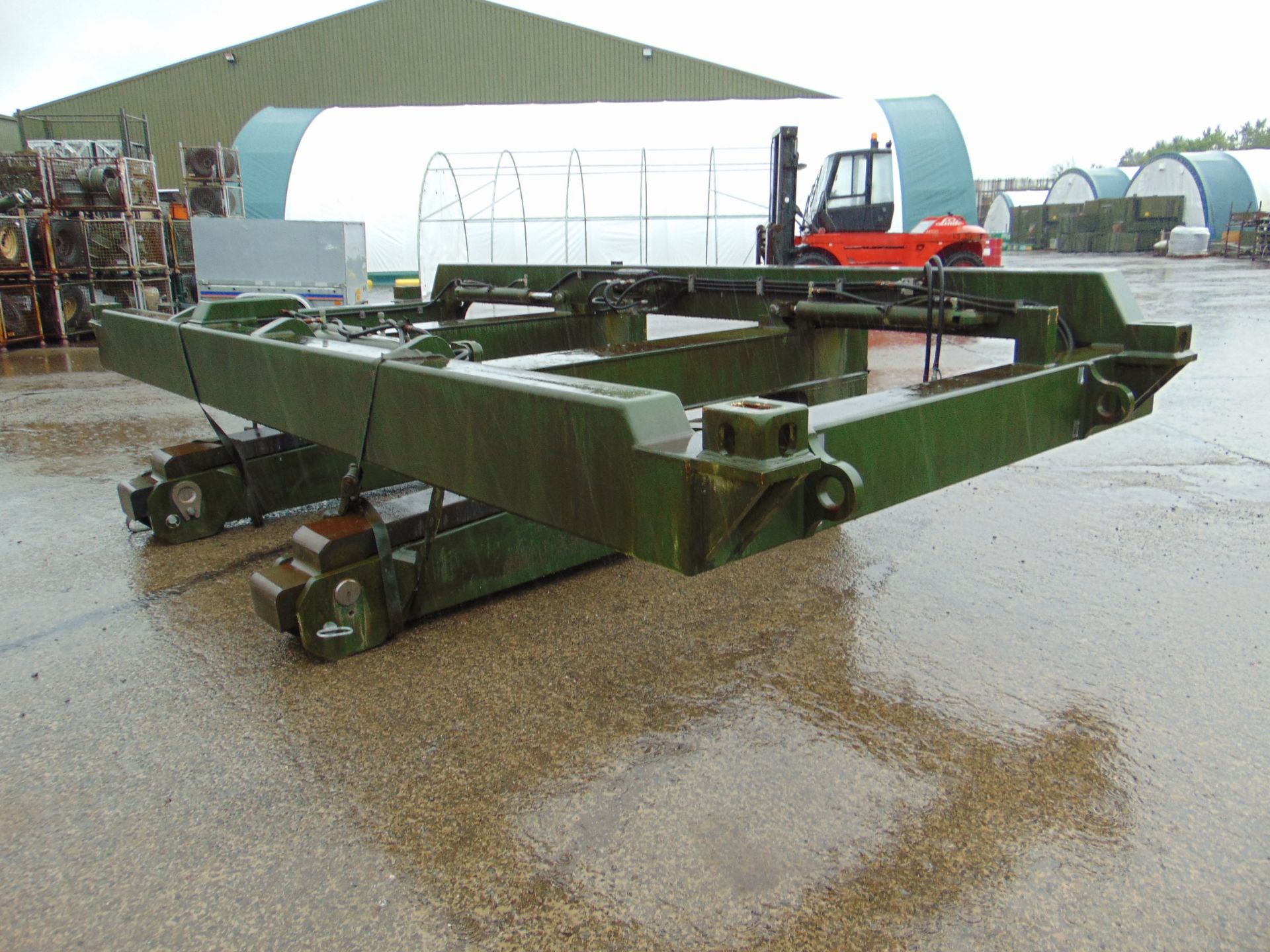 Unissued NATO RESERVE Rough Terrain Container Handler Frame and Forklift Kit - Image 3 of 15