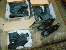 Qty 4 x UNISSUED Jallatte & Doctor Martin Safety Boots Mixed Sizes