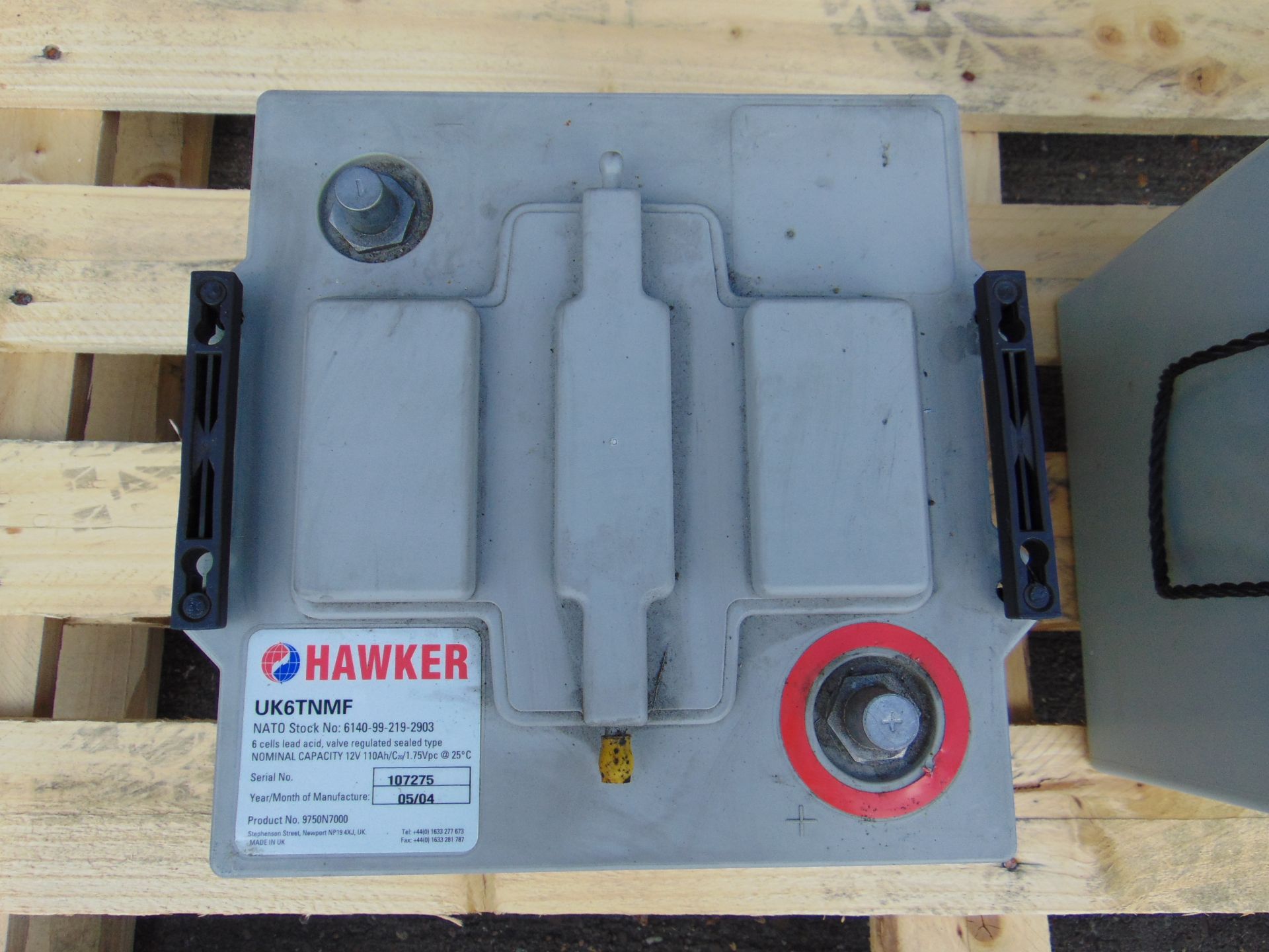 2 x Hawker UK6TFM 12 volt Batteries - Image 4 of 4