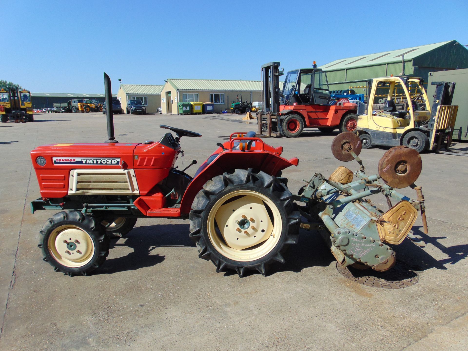 Yanmar YM1702D 4WD Compact Tractor c/w Rotovator Only 1,166 Hours! - Image 5 of 22