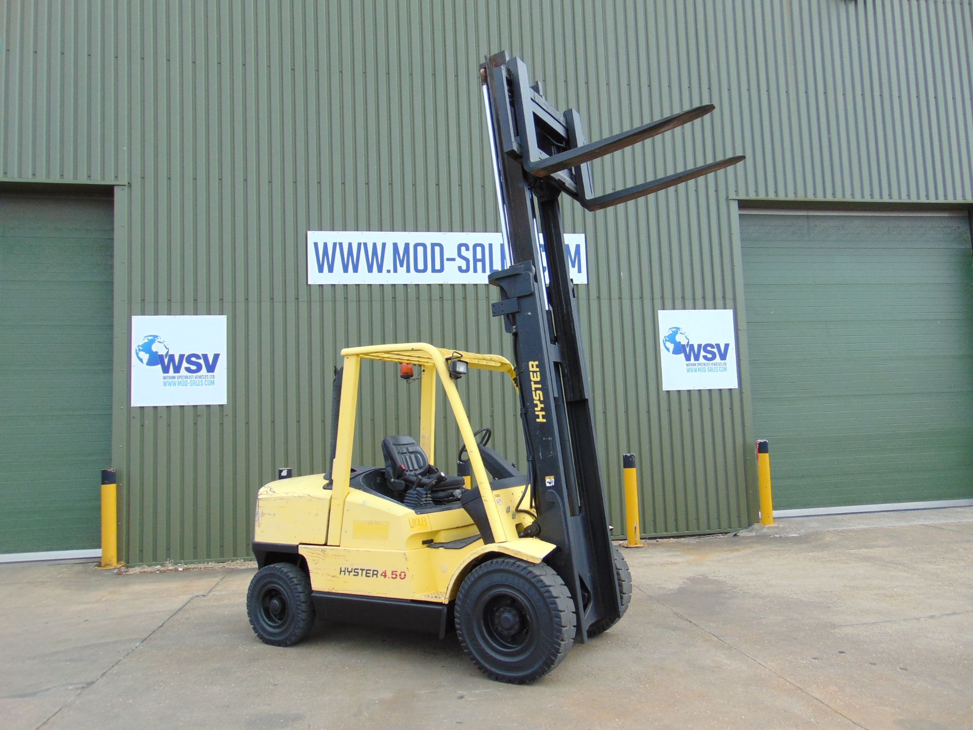 Hyster H4.50XM Forklift Only - Image 10 of 20