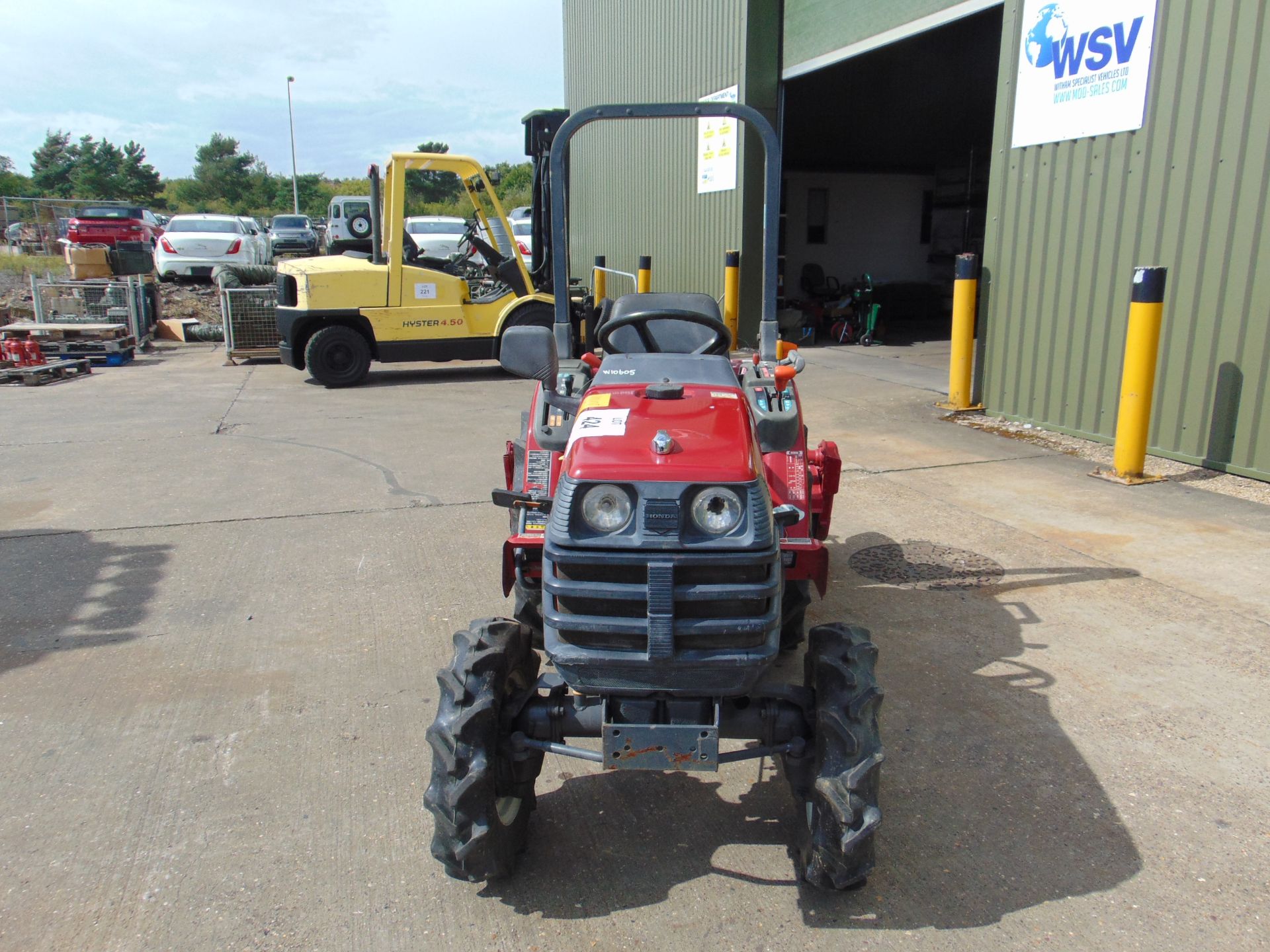 HONDA TX 150 COMPACT TRACTOR C/W ROTAVATOR 4x4 DIESEL - 597 HOURS. - Image 6 of 16