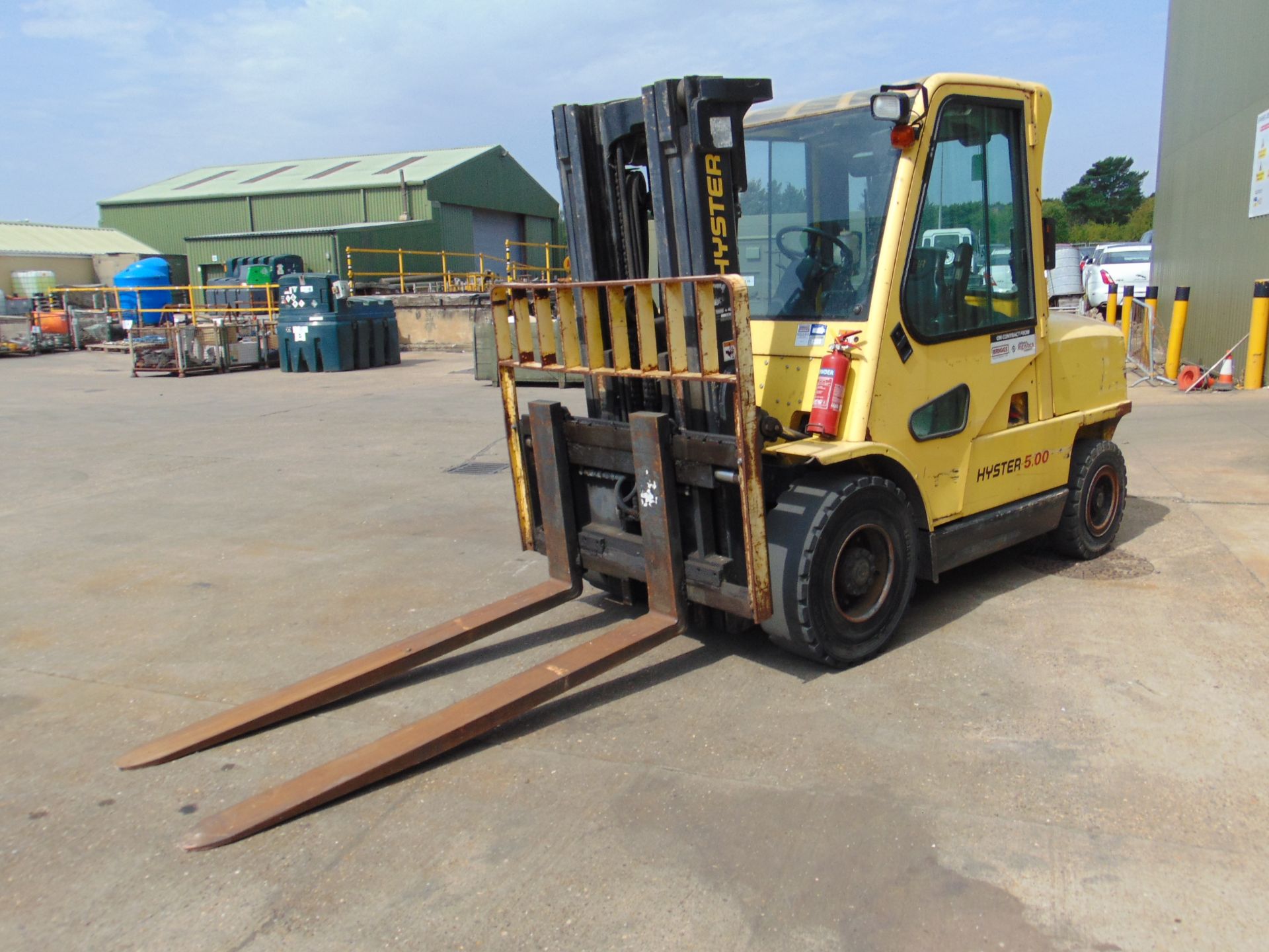 Hyster H5.00XM Forklift only 2,111 Hours! - Image 4 of 16