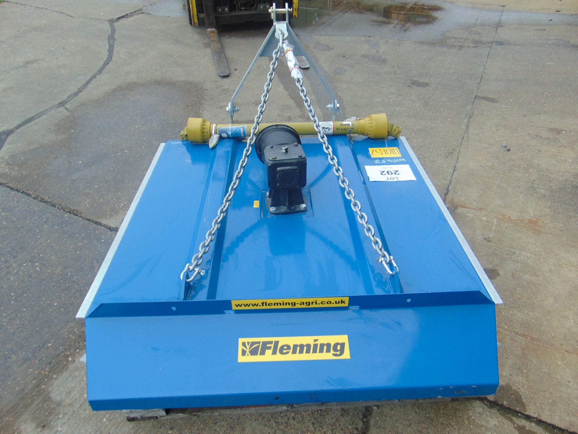 New unused FLEMING H/D 1.3m TOPPER MOWER c/w PTO shaft etc - Image 3 of 9