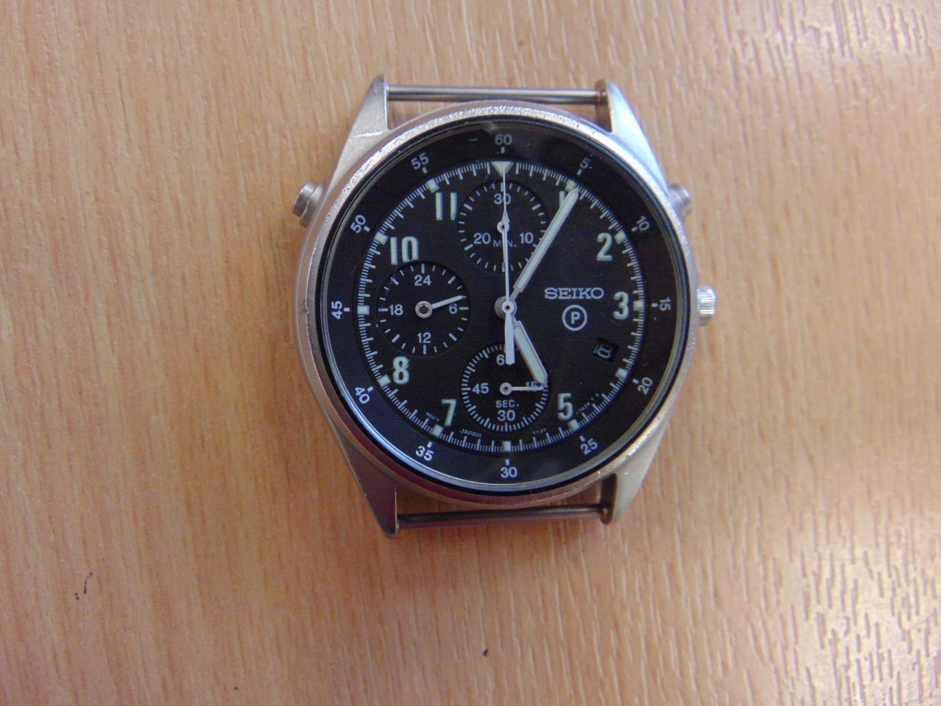 SEIKO R.A.F. ISSUE PILOTS CHRONO GEN 2 DATED 1997 - Image 2 of 5