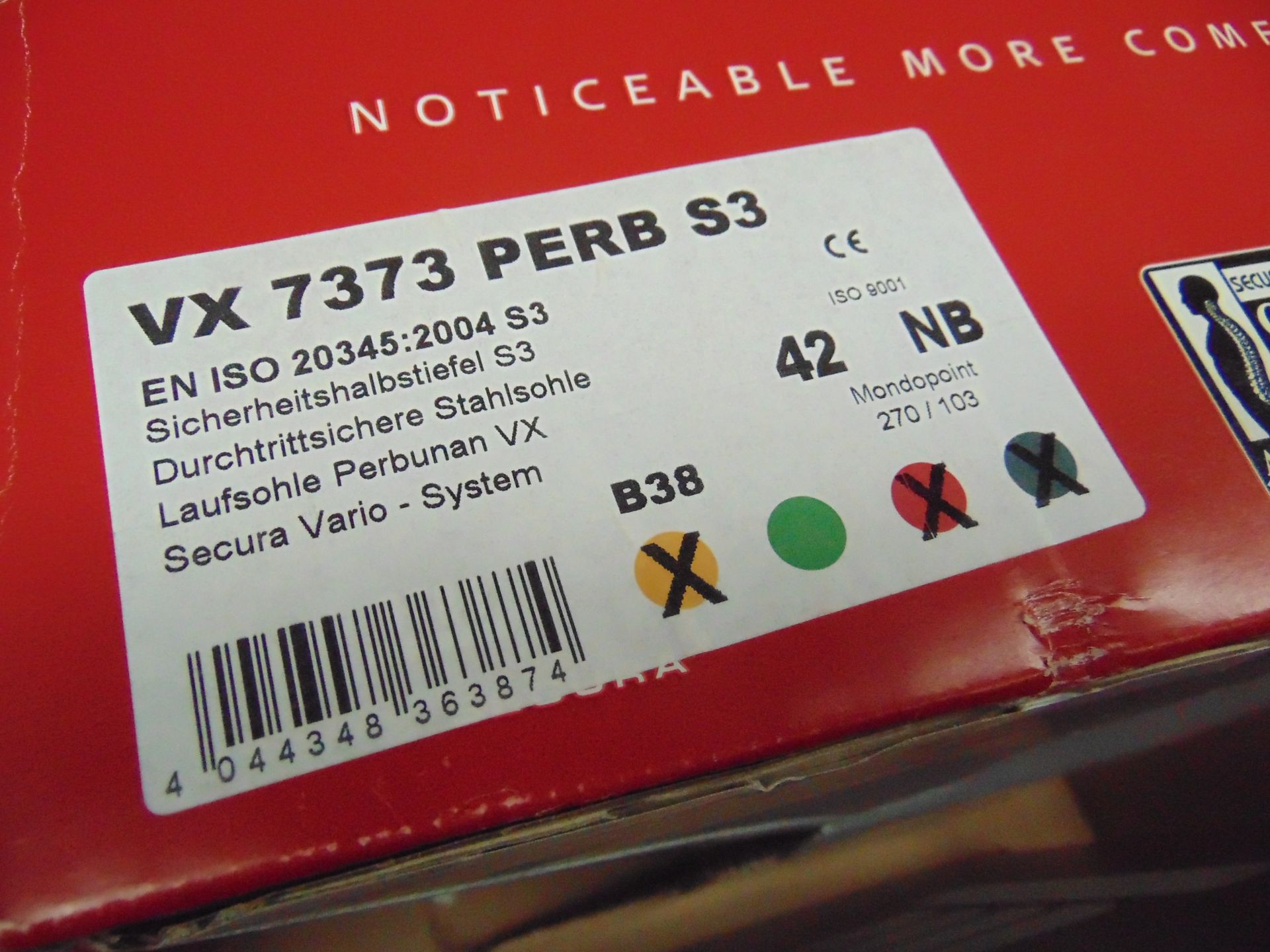 Qty 3 x UNISSUED Steitz Secura Safety Boots Sizes 6 & 9 - Image 5 of 5
