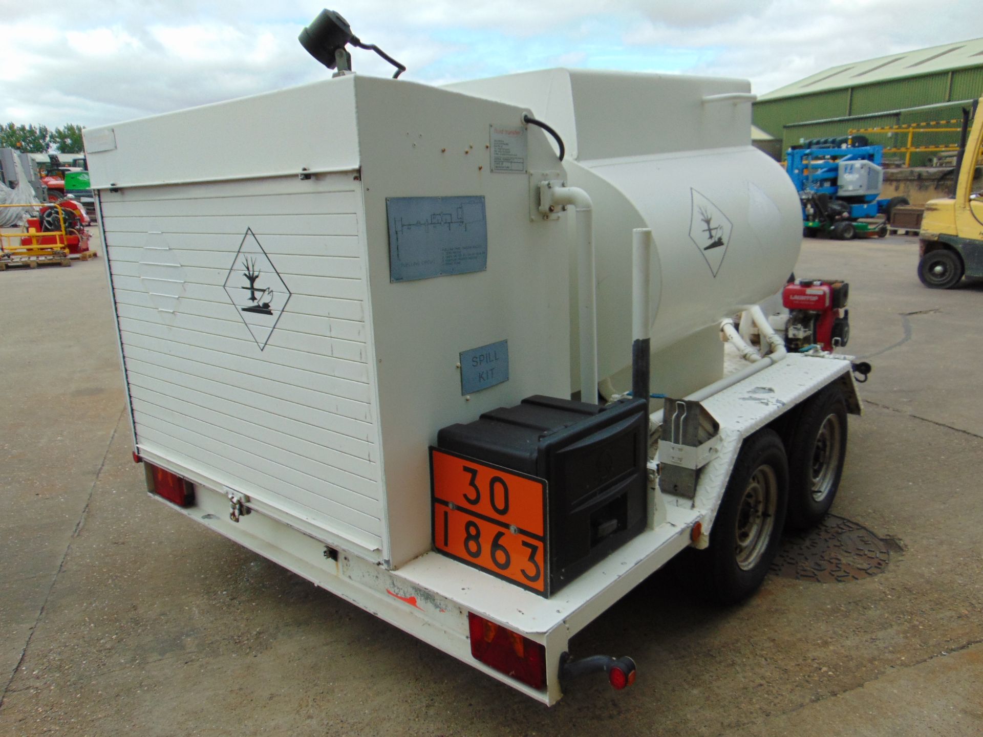 Fluid Transfer LTD 1500Ltr Aviation/Fuel Bowser Trailer - Image 5 of 21