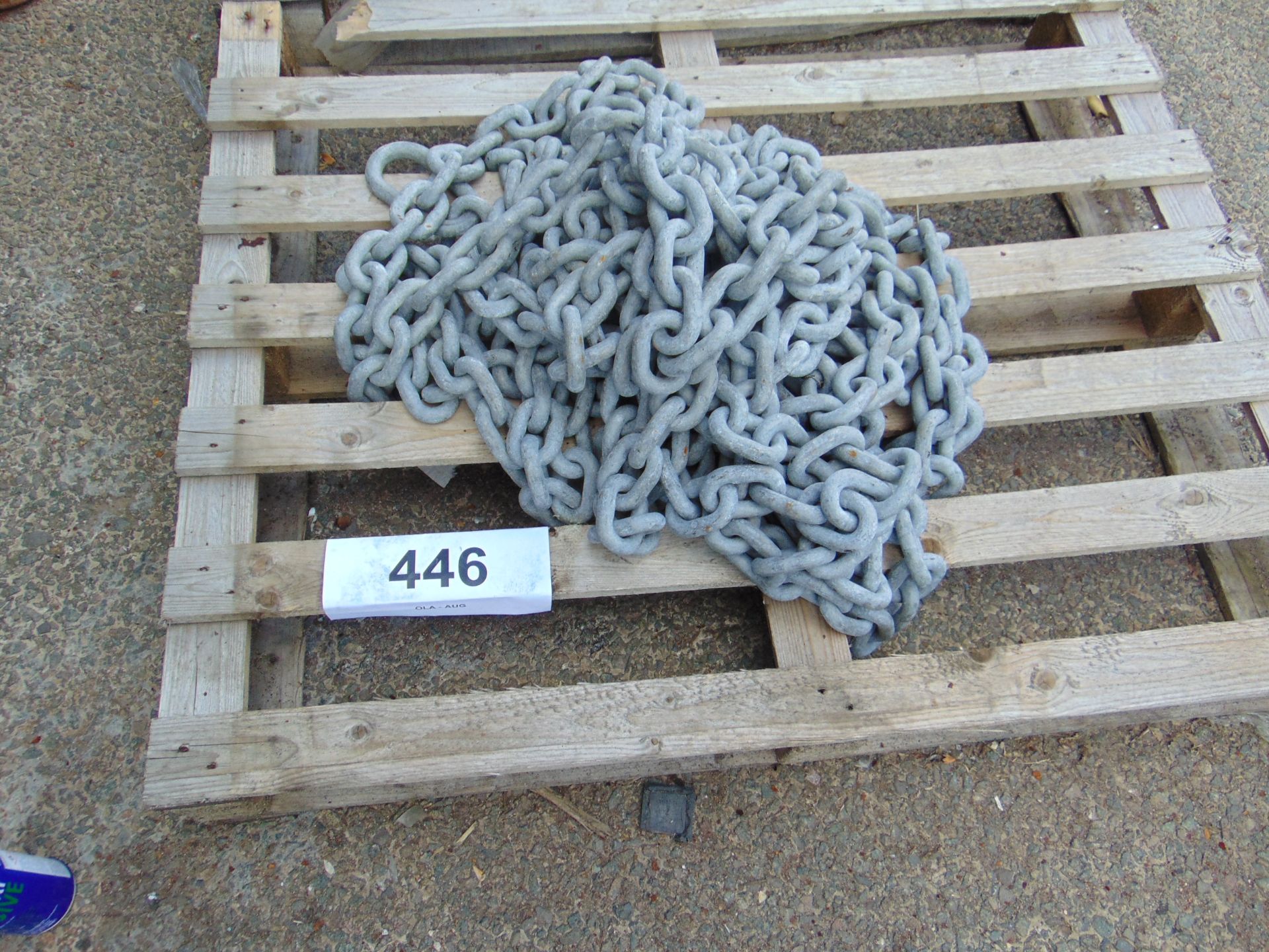 20m GALVANIZED MOORING CHAIN ASSY - Image 8 of 8