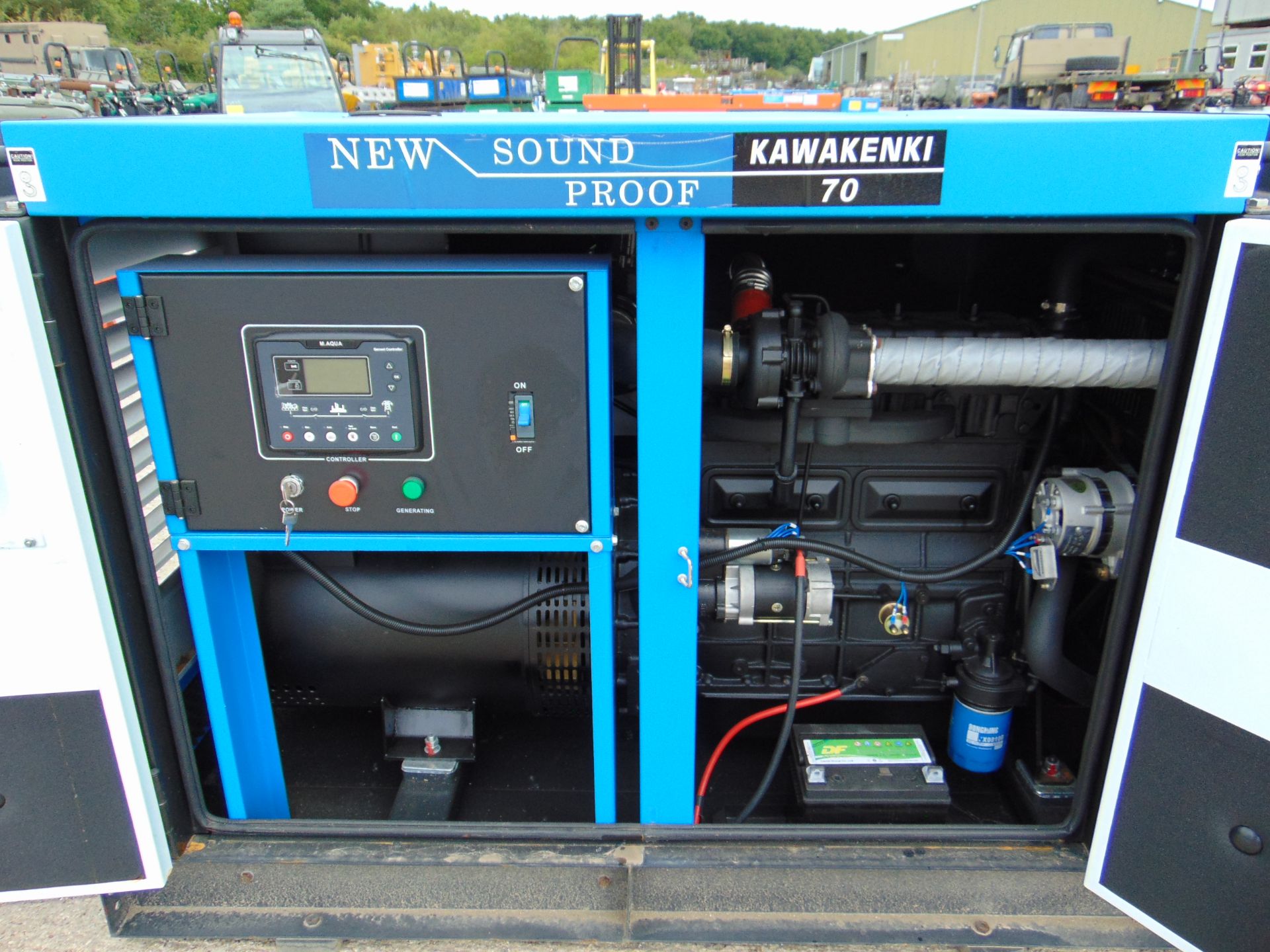 UNISSUED WITH TEST HOURS ONLY 70 KVA 3 Phase Silent Diesel Generator Set - Image 8 of 22