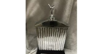 BEAUTIFUL CAST ALUMINIUM ROLLS ROYCE MODEL RADIATOR WITH SILVER LADY