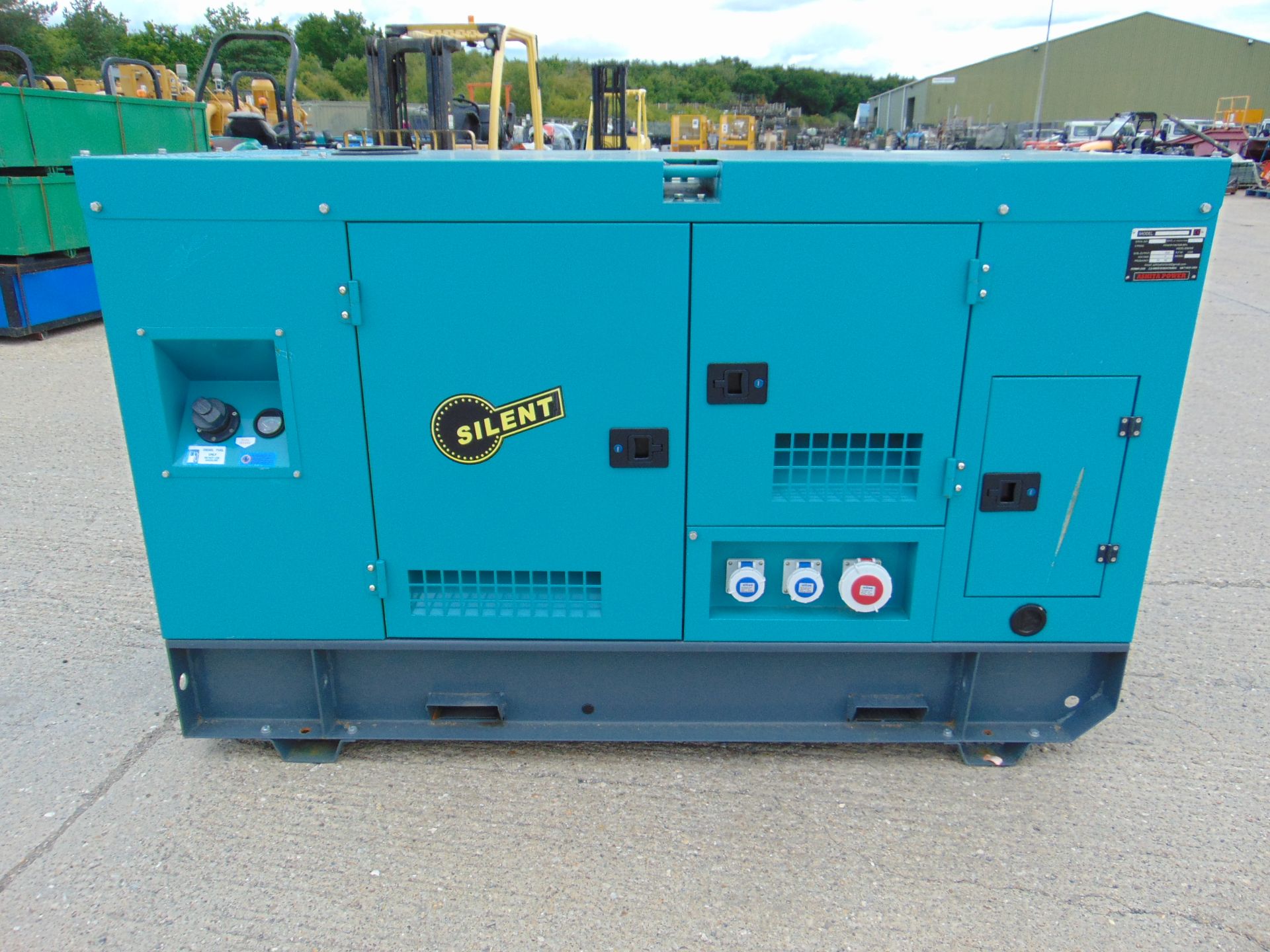 UNISSUED 50 KVA 3 Phase Silent Diesel Generator Set. This generator is 3 phase 50 Hz - Image 4 of 19