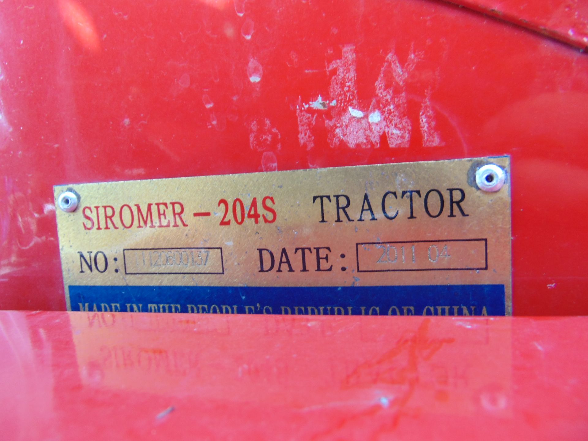 Siromer 204S 4WD Tractor c/w PTO driven Flail Mower ONLY 4 Hours! - Image 21 of 21